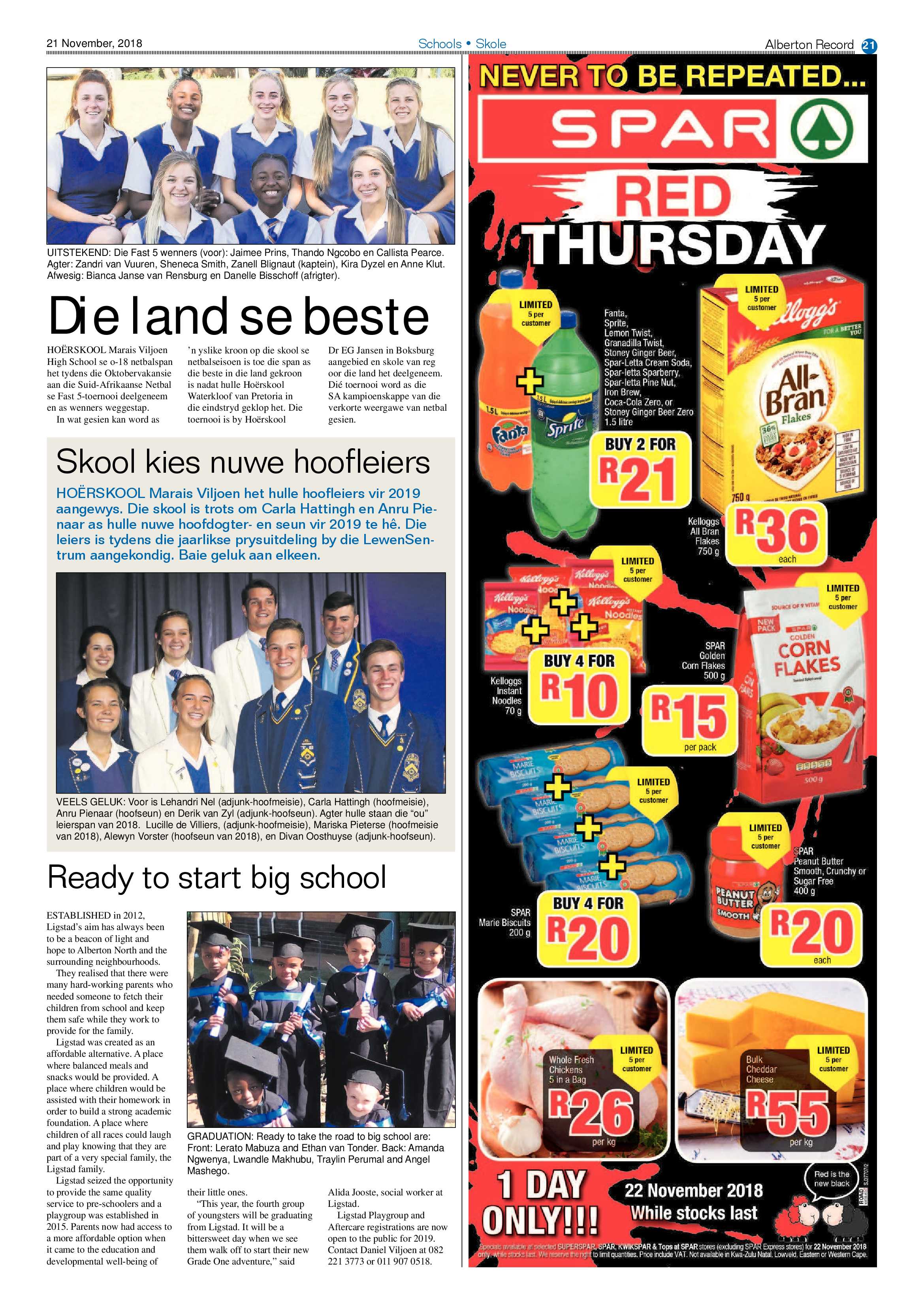 Alberton Record 21 November 2018 page 21