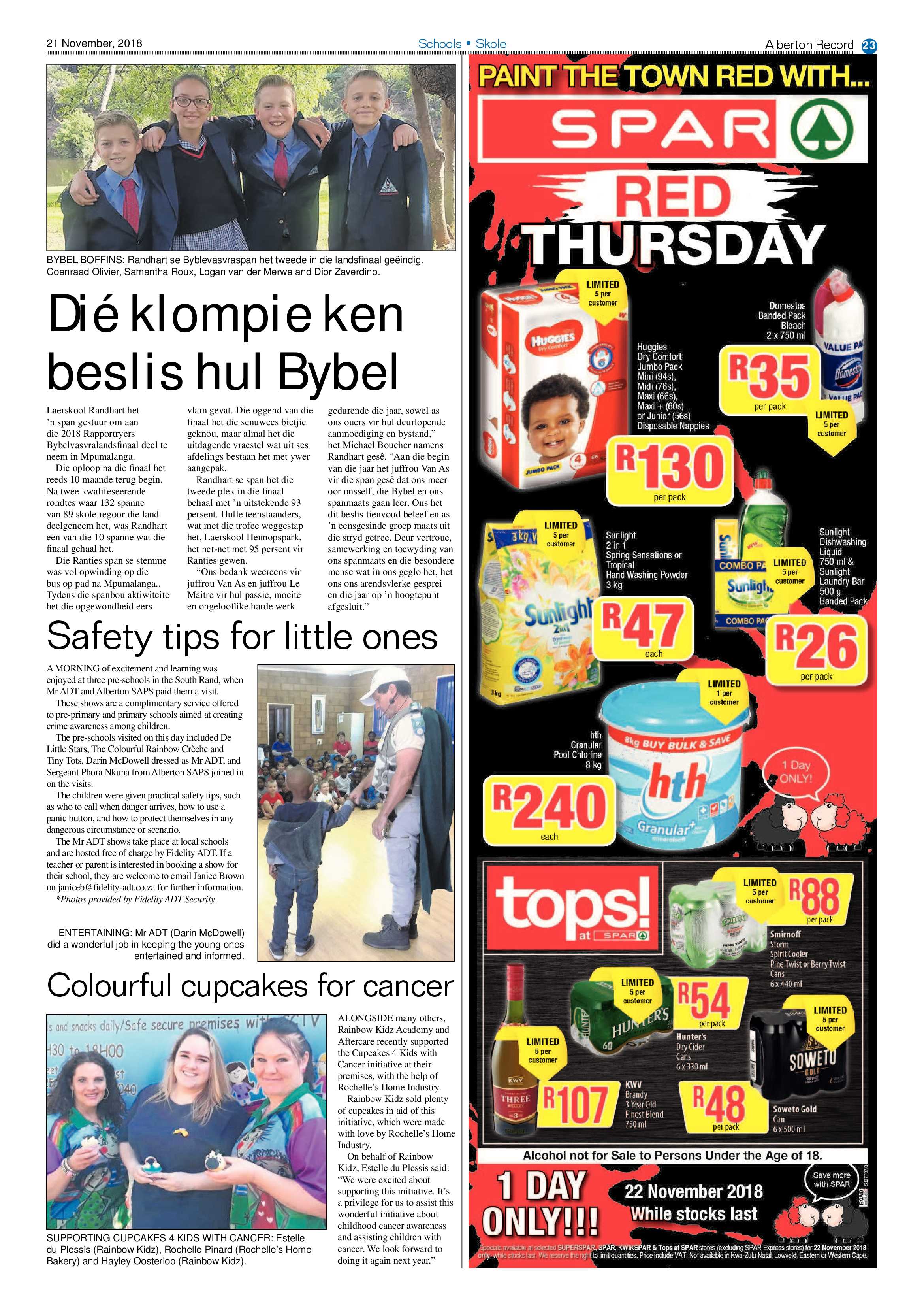 Alberton Record 21 November 2018 page 23