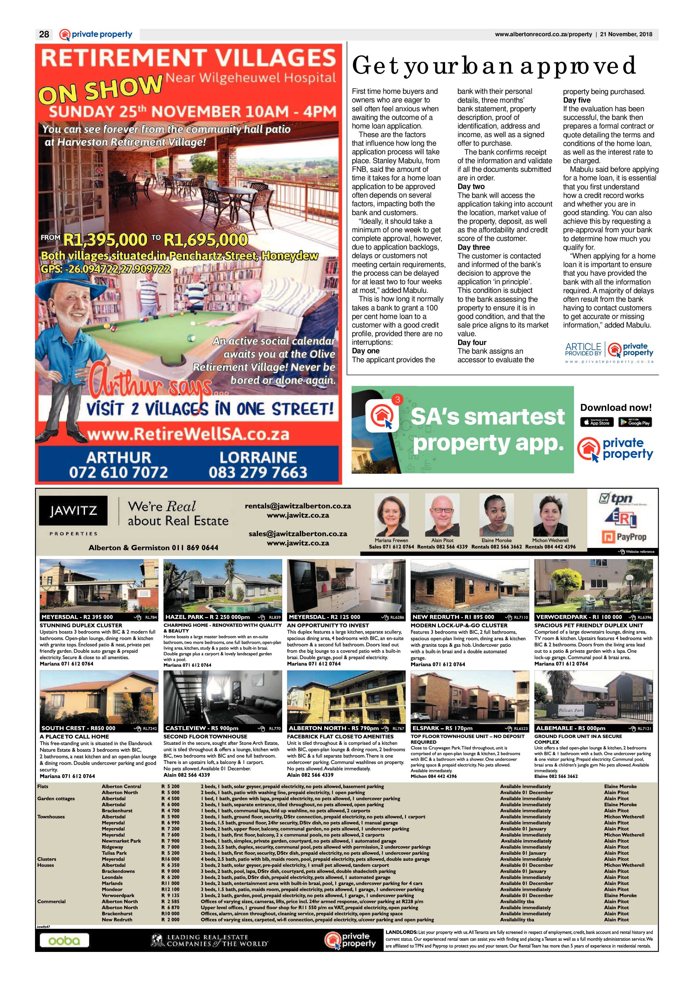 Alberton Record 21 November 2018 page 28