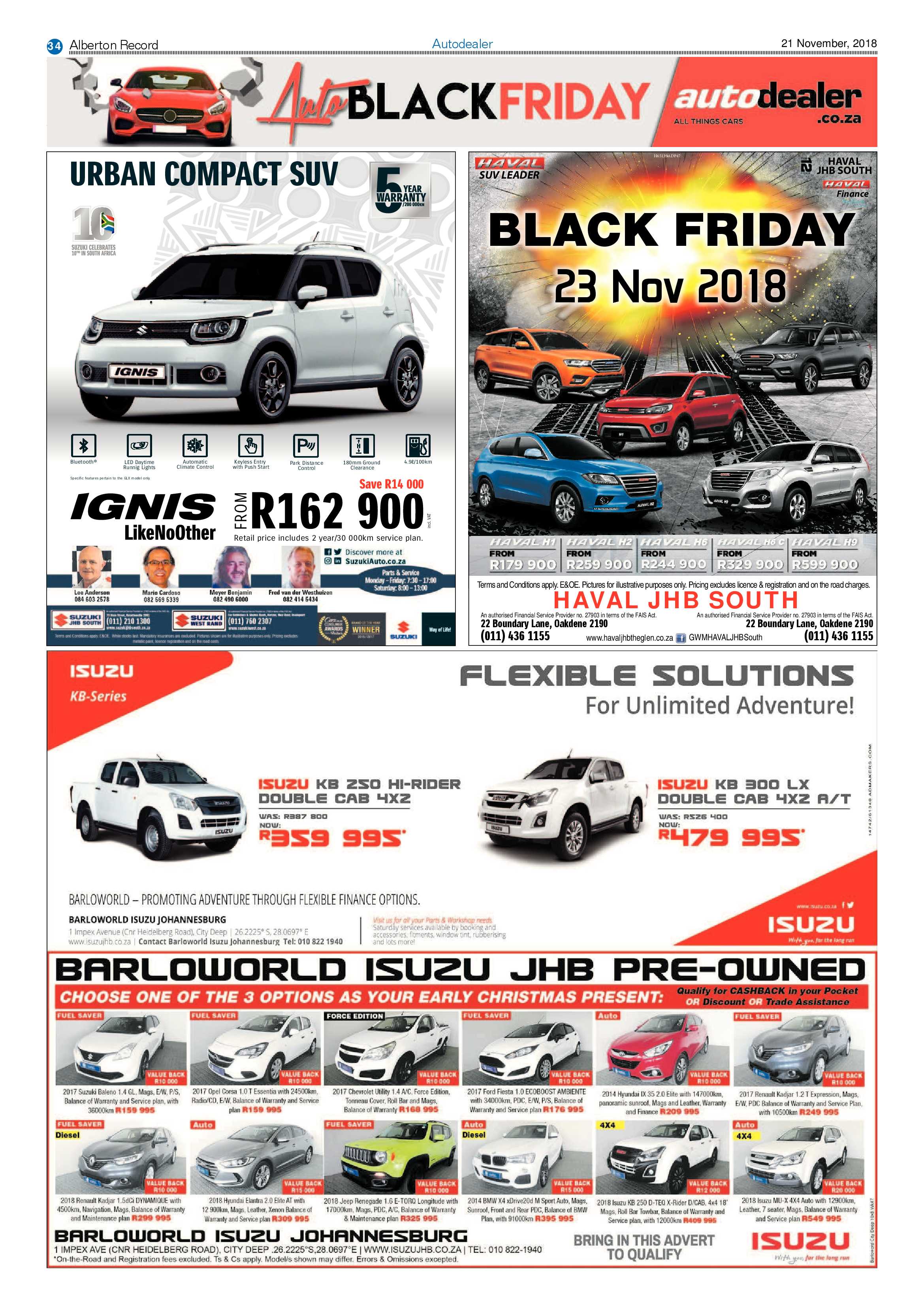 Alberton Record 21 November 2018 page 34