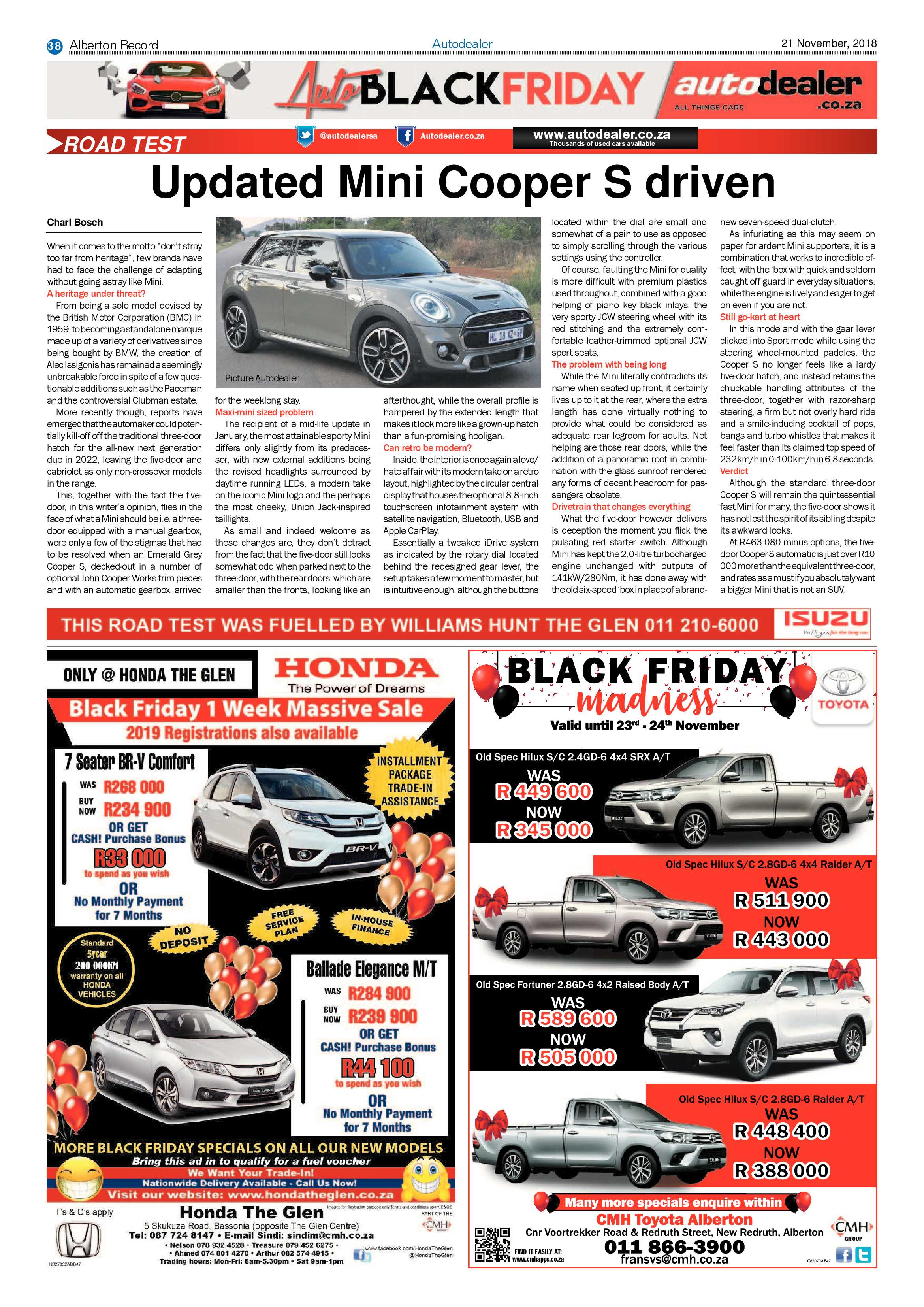 Alberton Record 21 November 2018 page 38