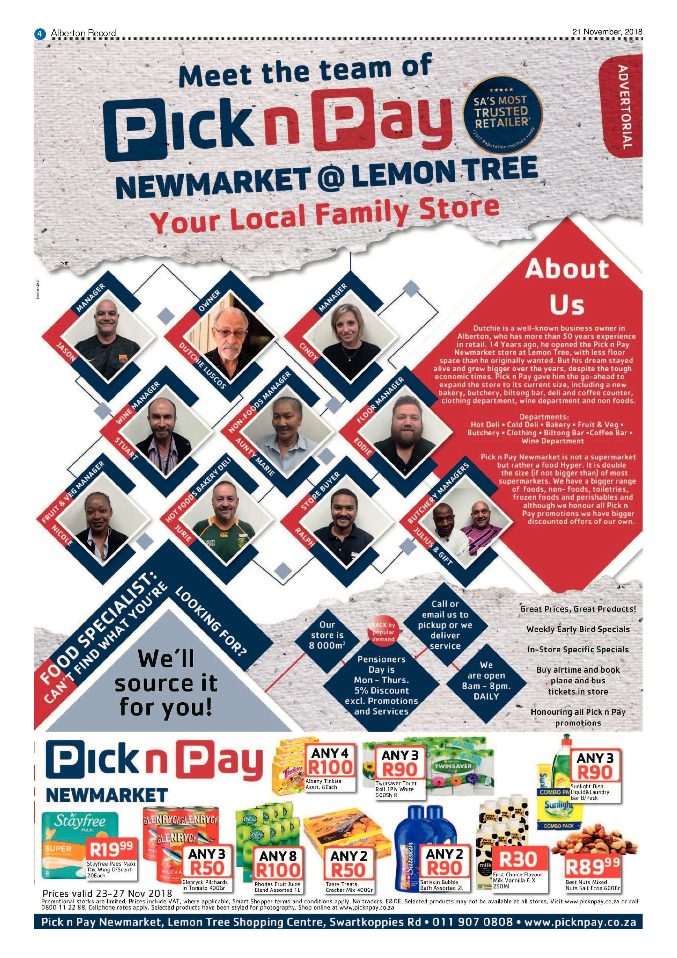 Alberton Record 21 November 2018 page 4