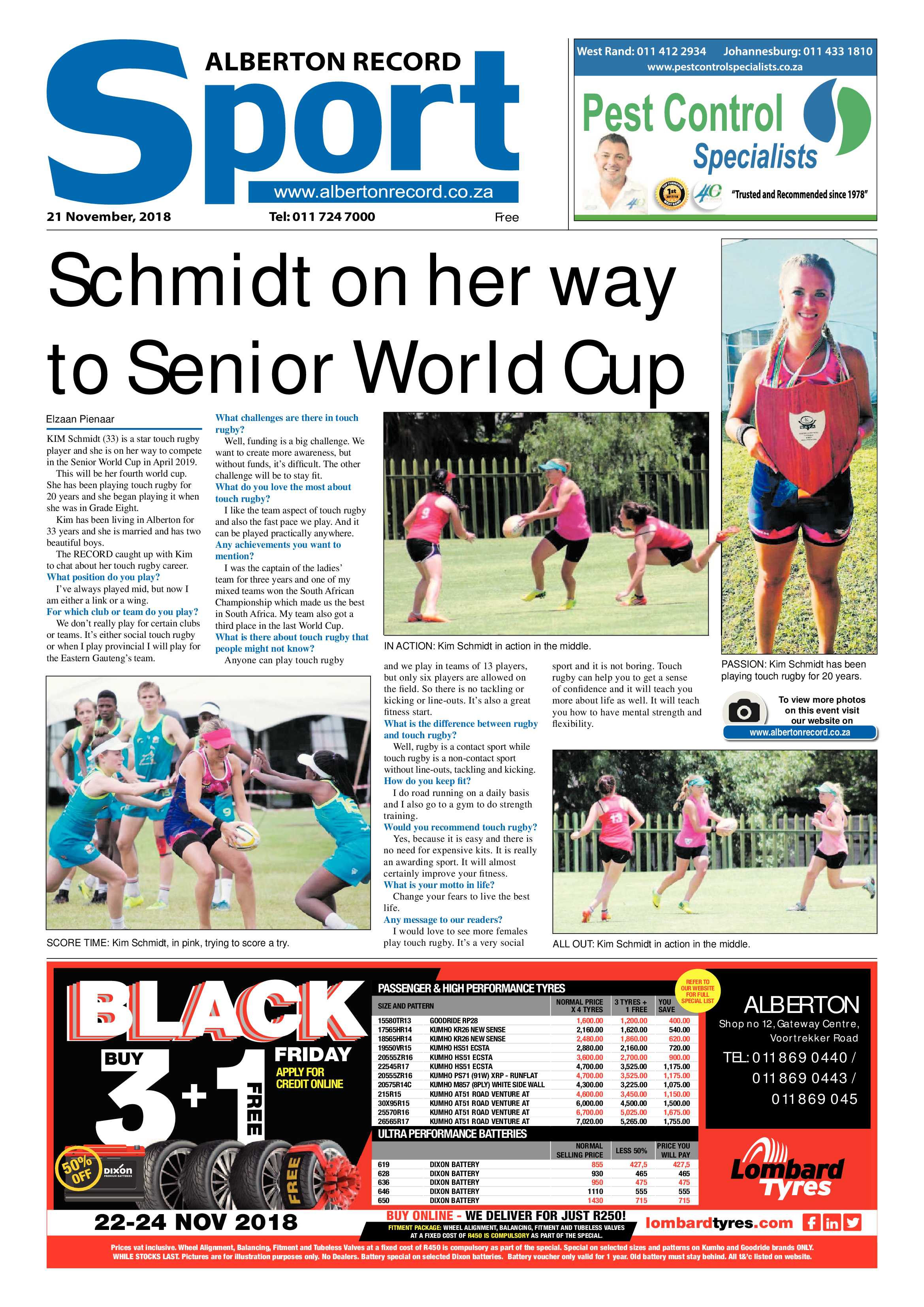 Alberton Record 21 November 2018 page 40