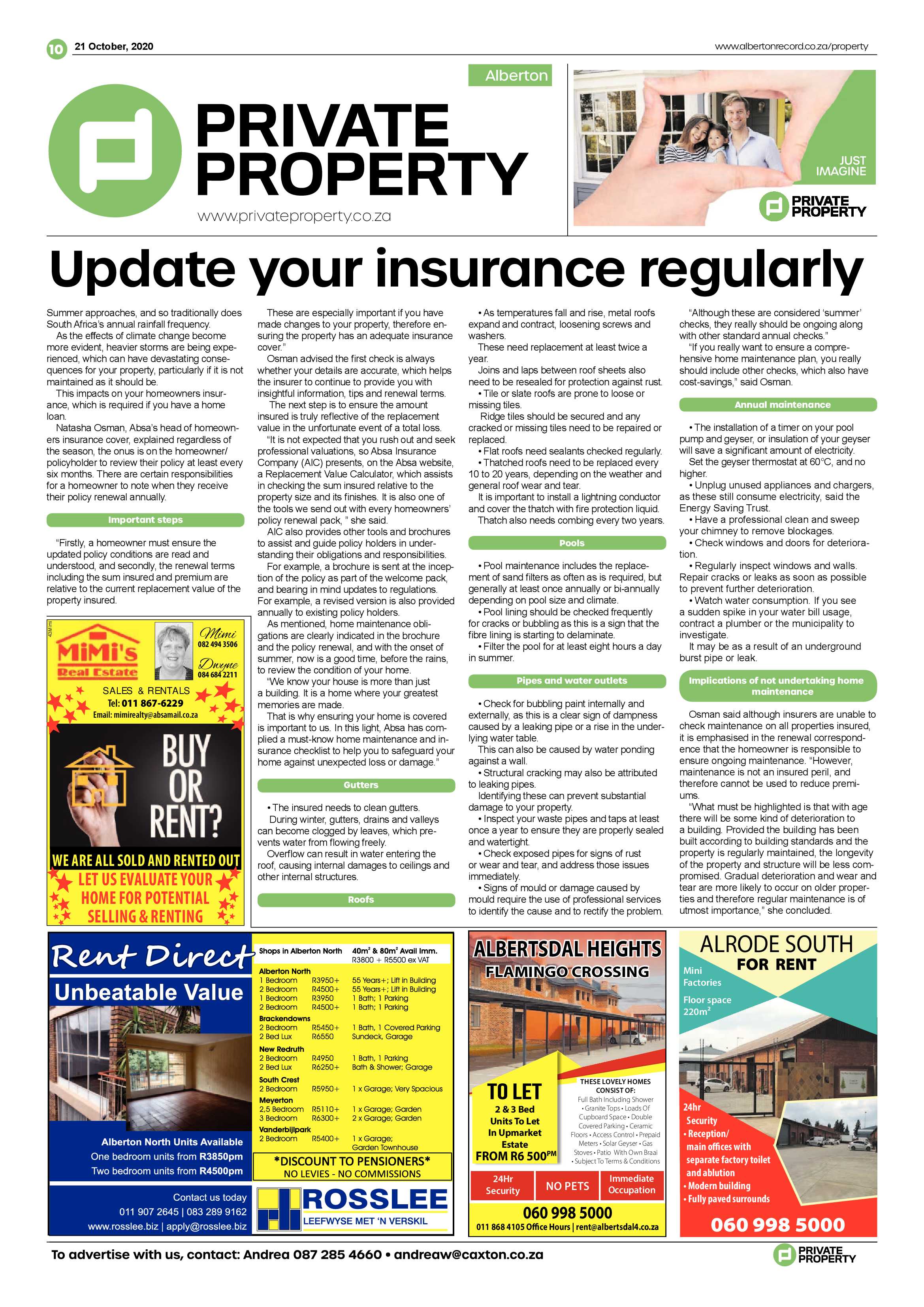 Alberton Record 21 October 2020 page 10
