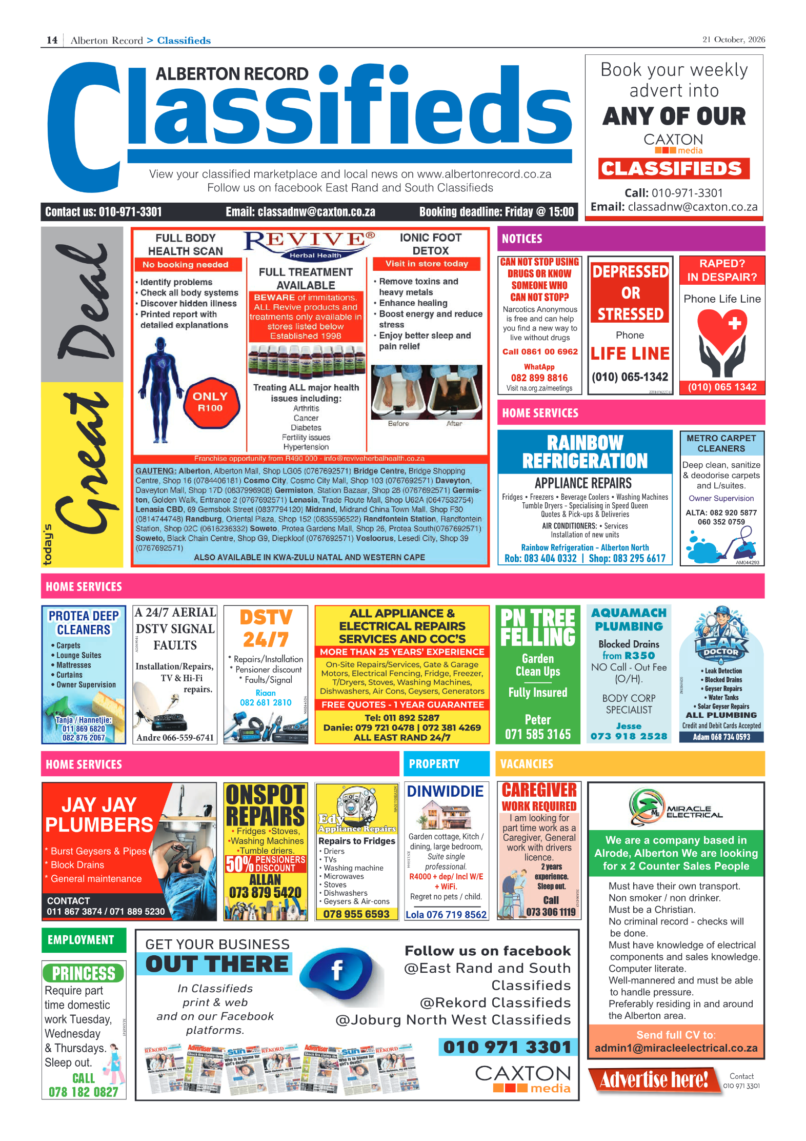 Alberton Record 21 October 2026 page 16