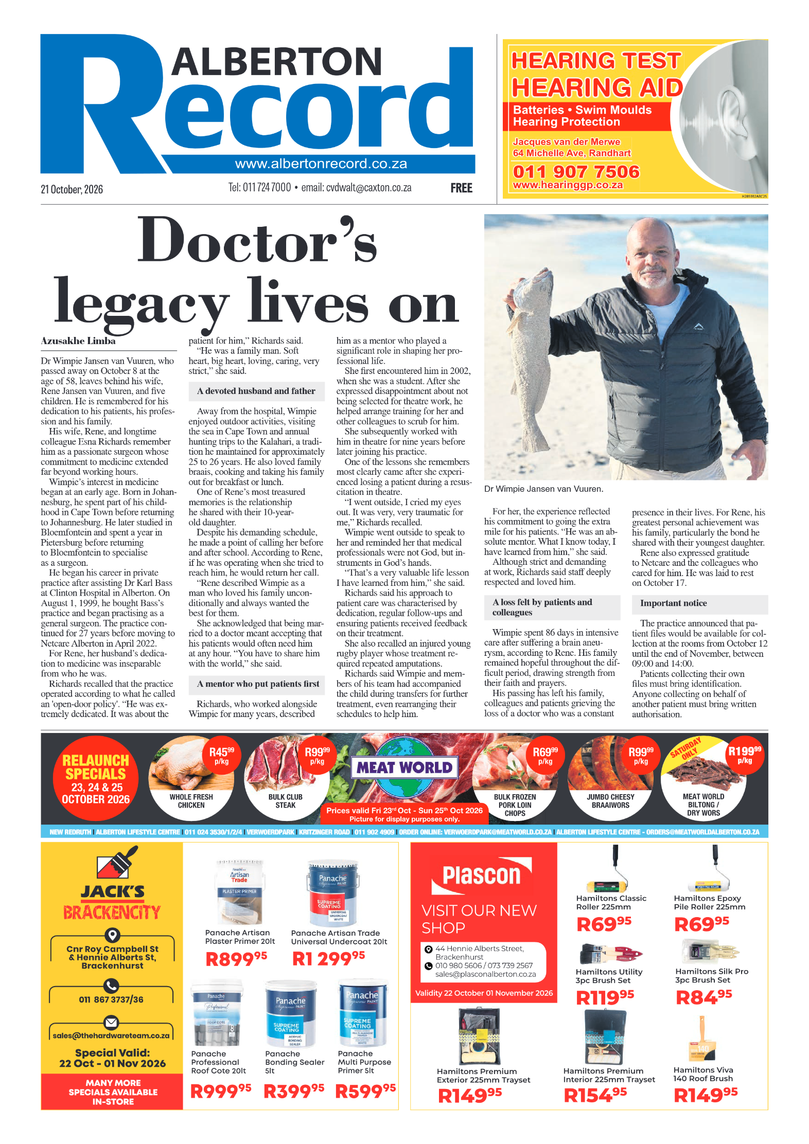 Alberton Record 21 October 2026 page 3