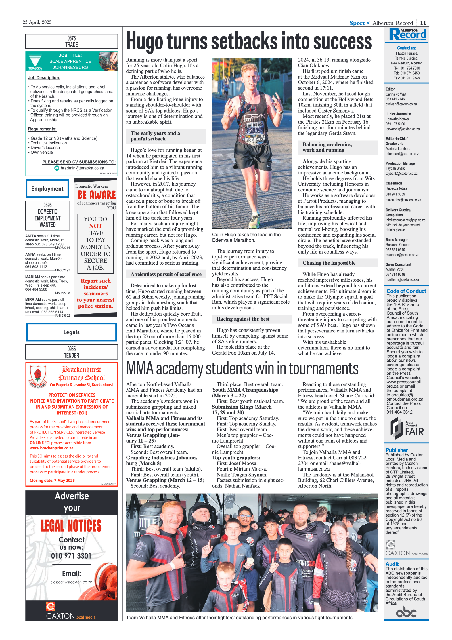 Alberton Record 22 April_2025 page 11