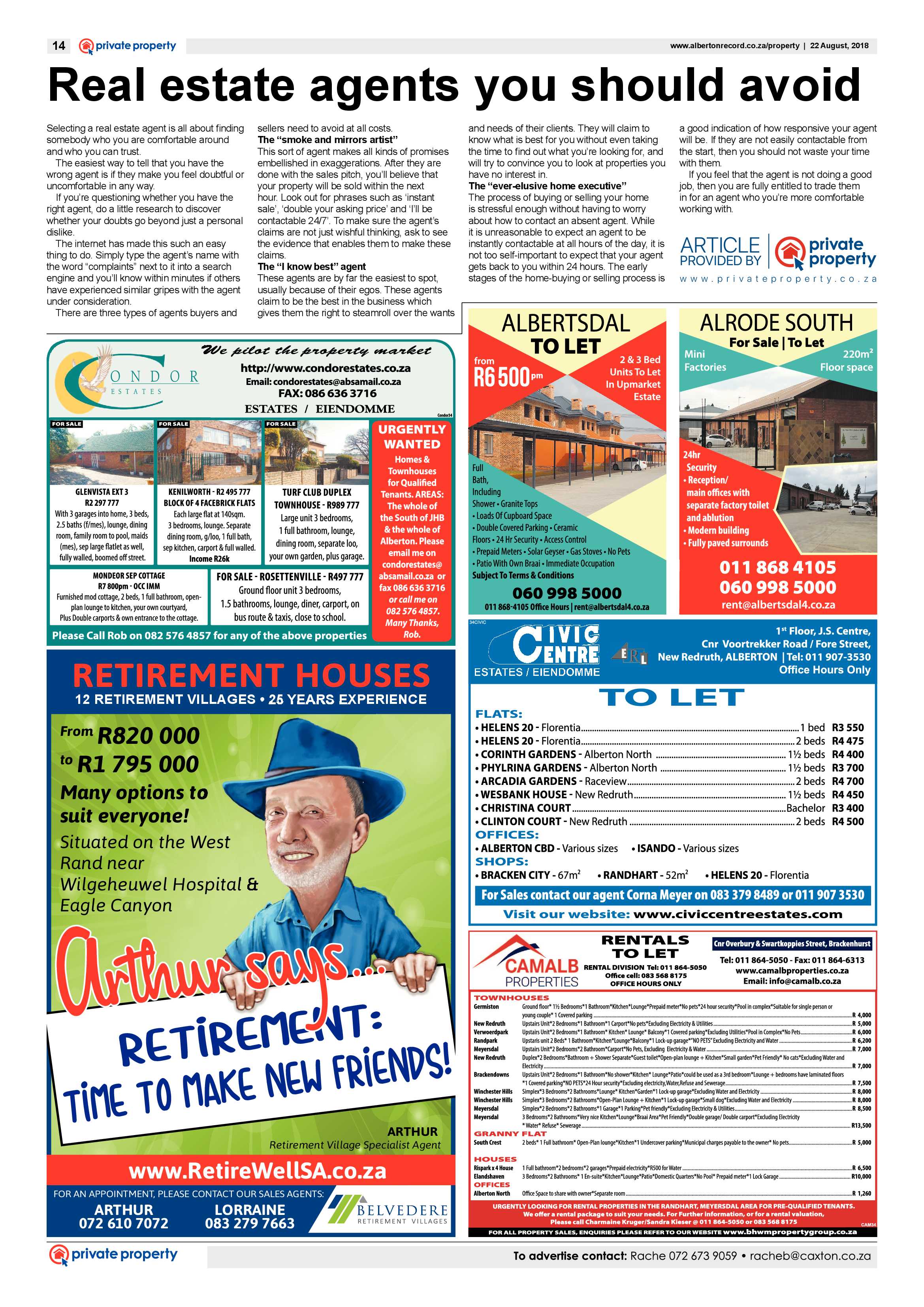 Alberton Record 22 August 2018 page 14