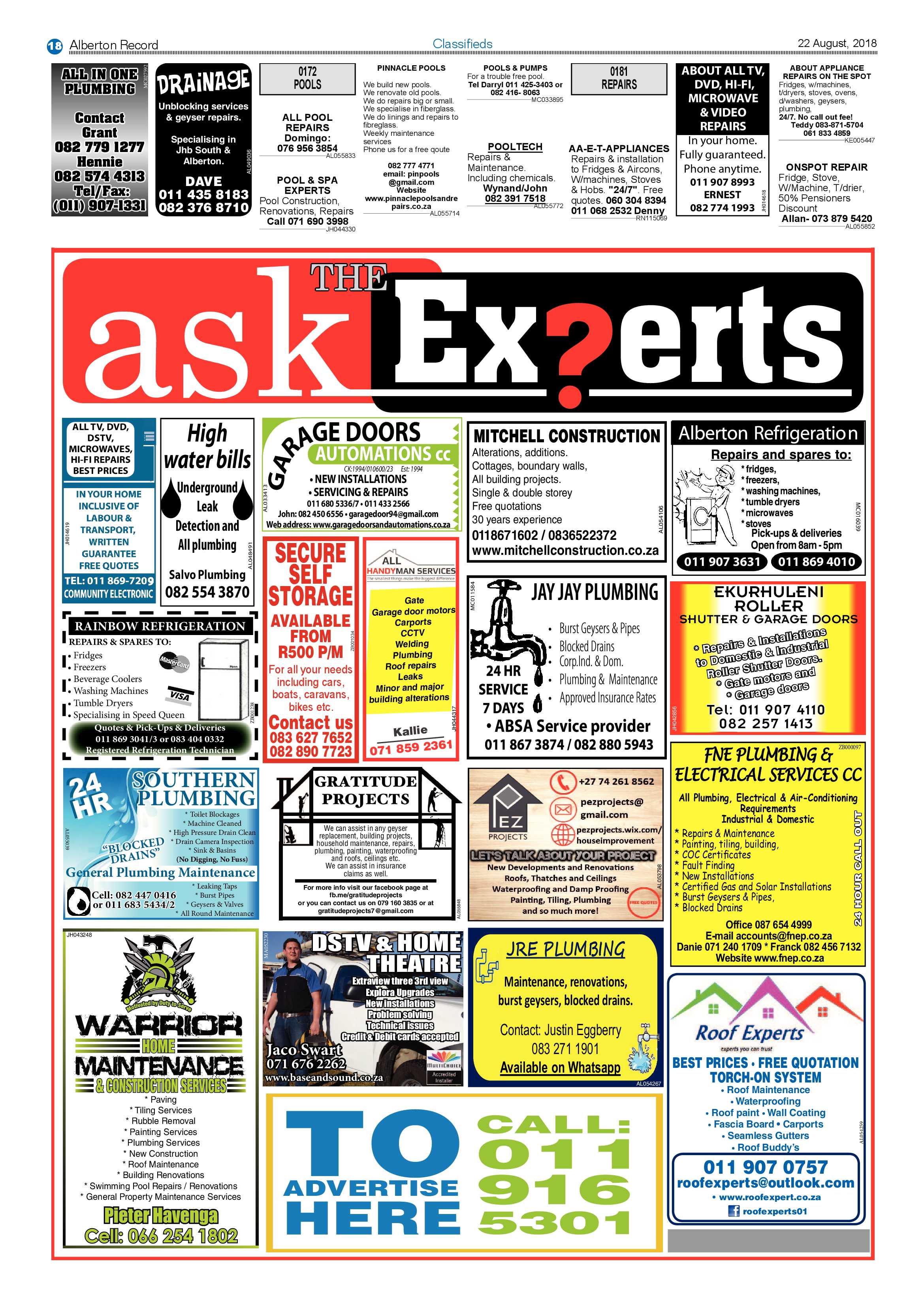 Alberton Record 22 August 2018 page 18
