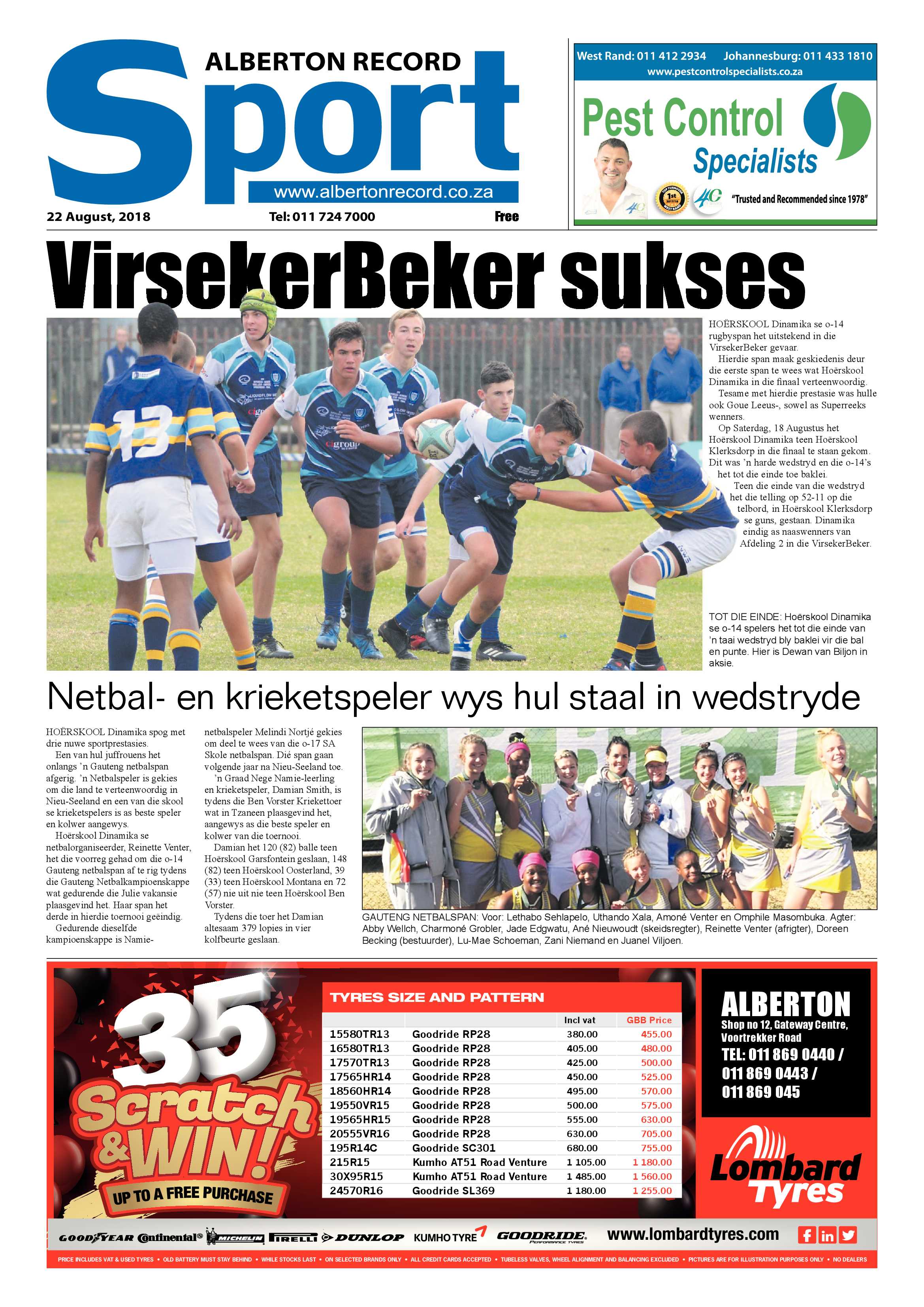 Alberton Record 22 August 2018 page 32
