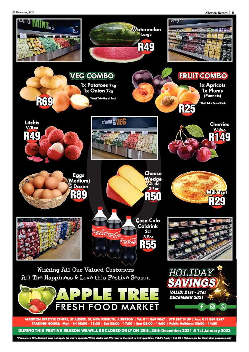 Alberton Record 22 December 2021 page 5