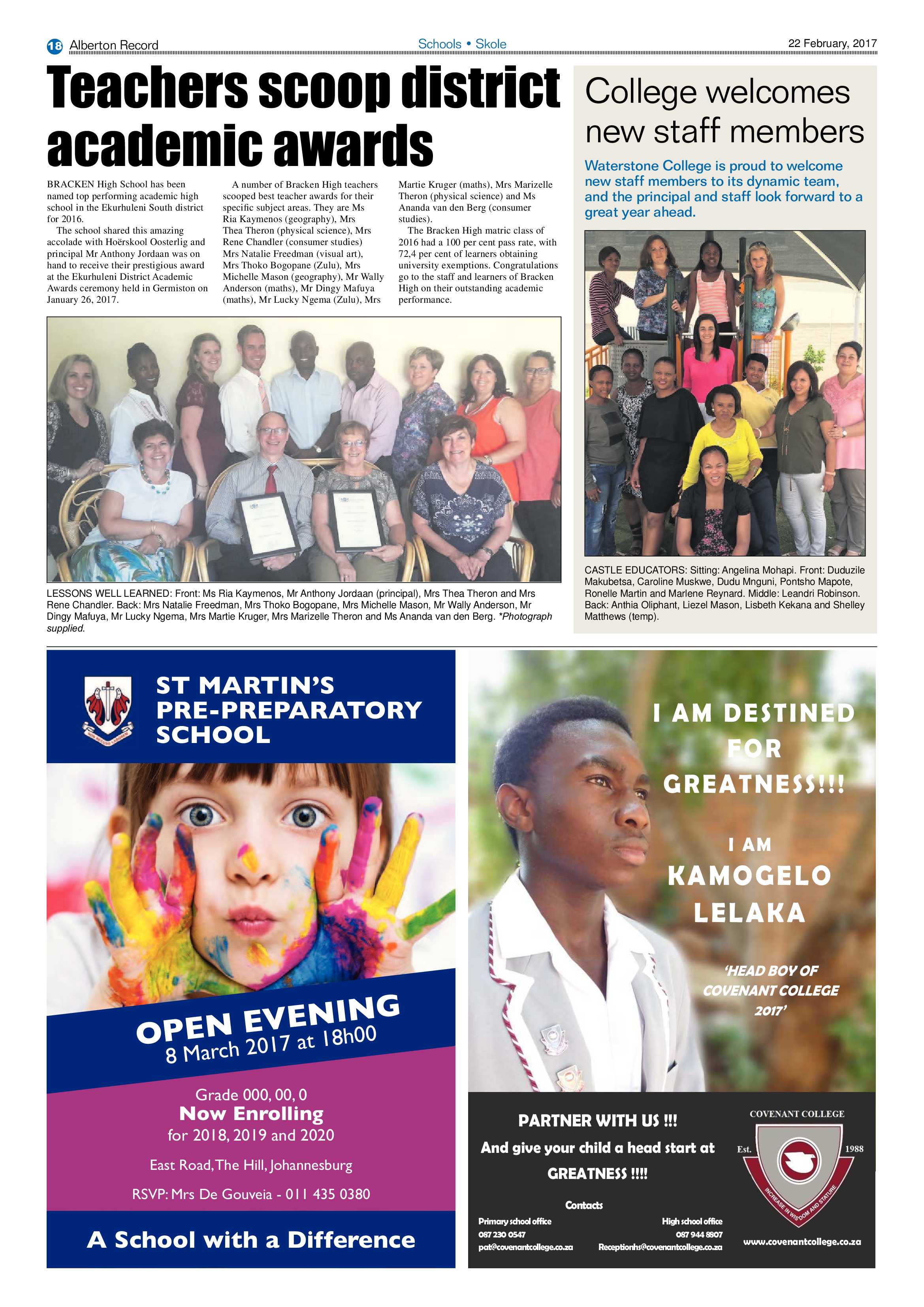 Alberton Record 22 February 2017 page 18