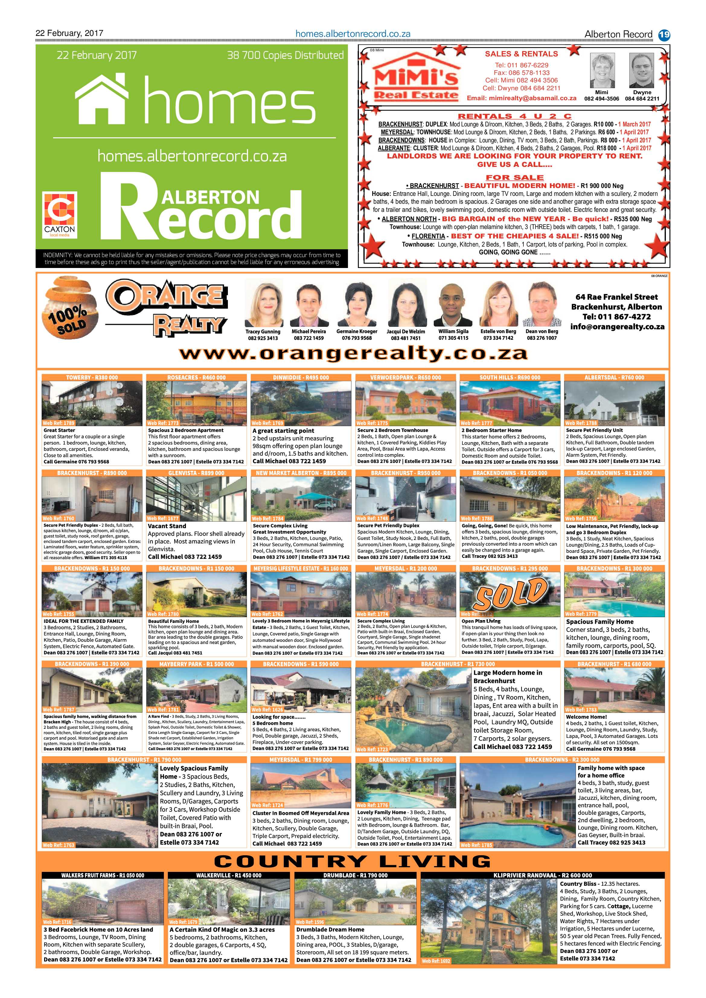Alberton Record 22 February 2017 page 19
