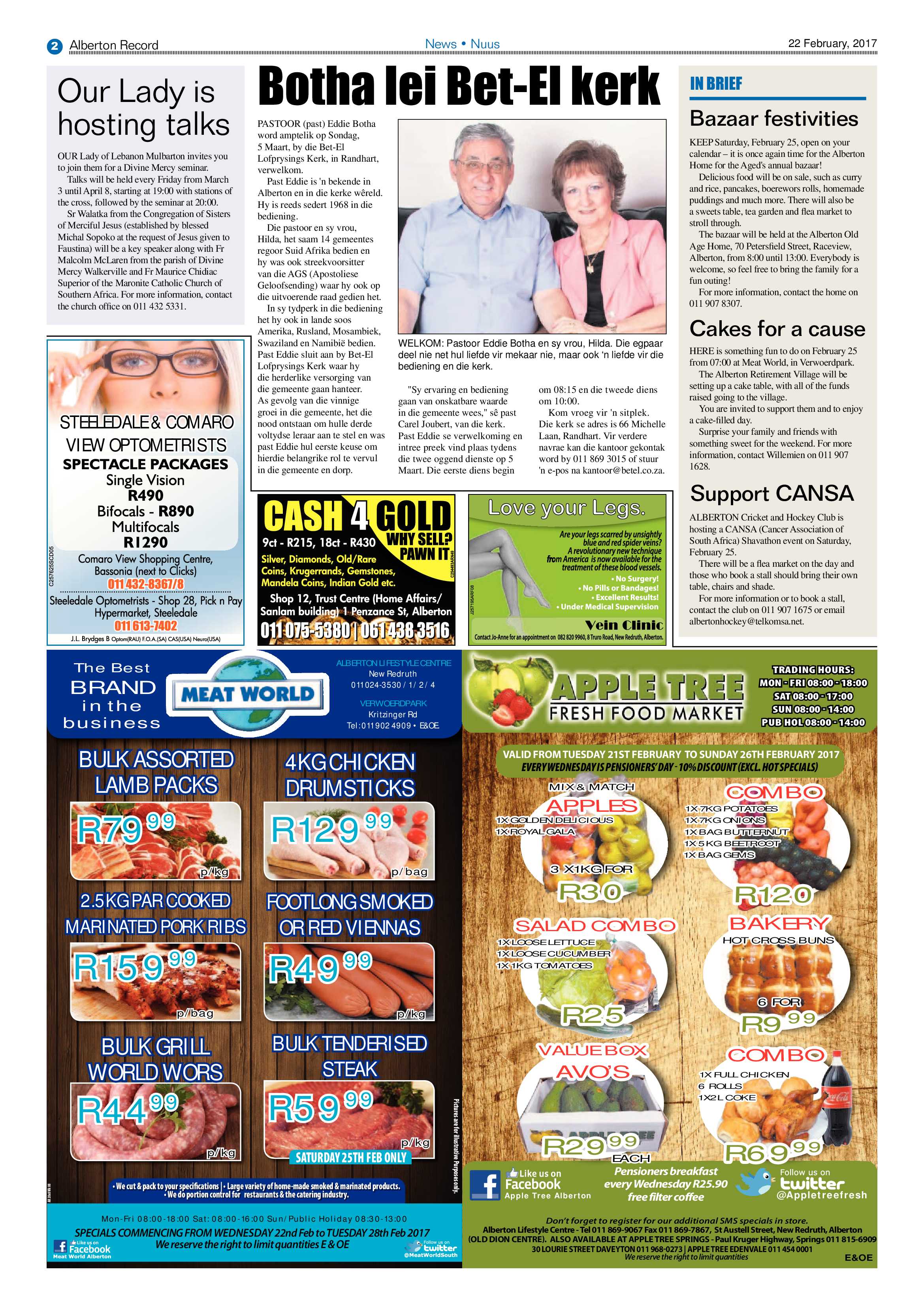 Alberton Record 22 February 2017 page 2
