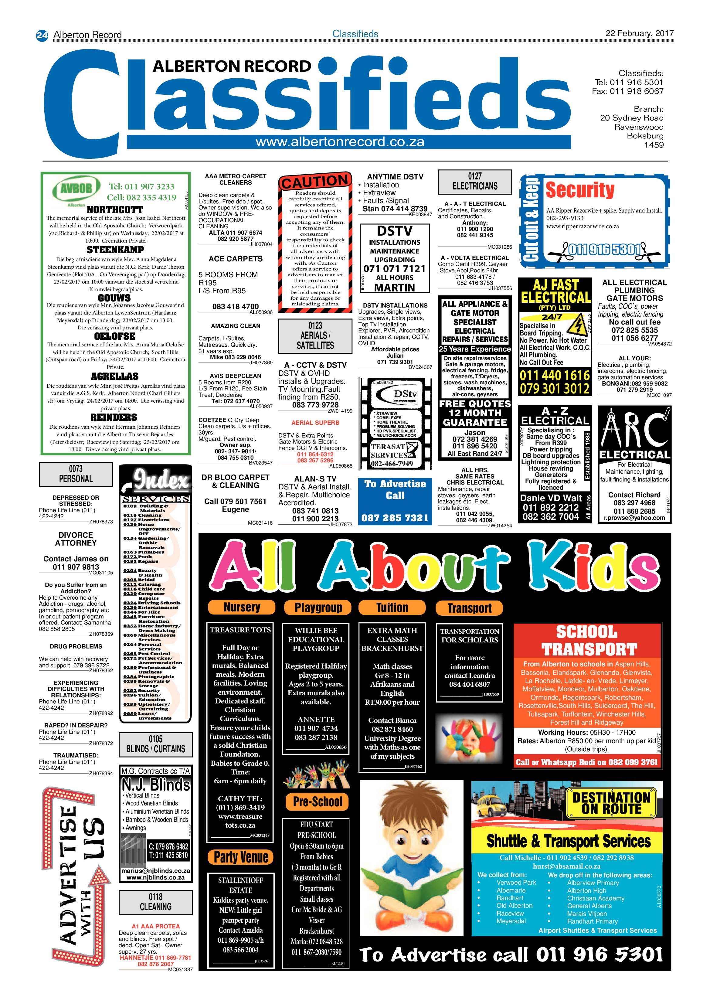 Alberton Record 22 February 2017 page 24