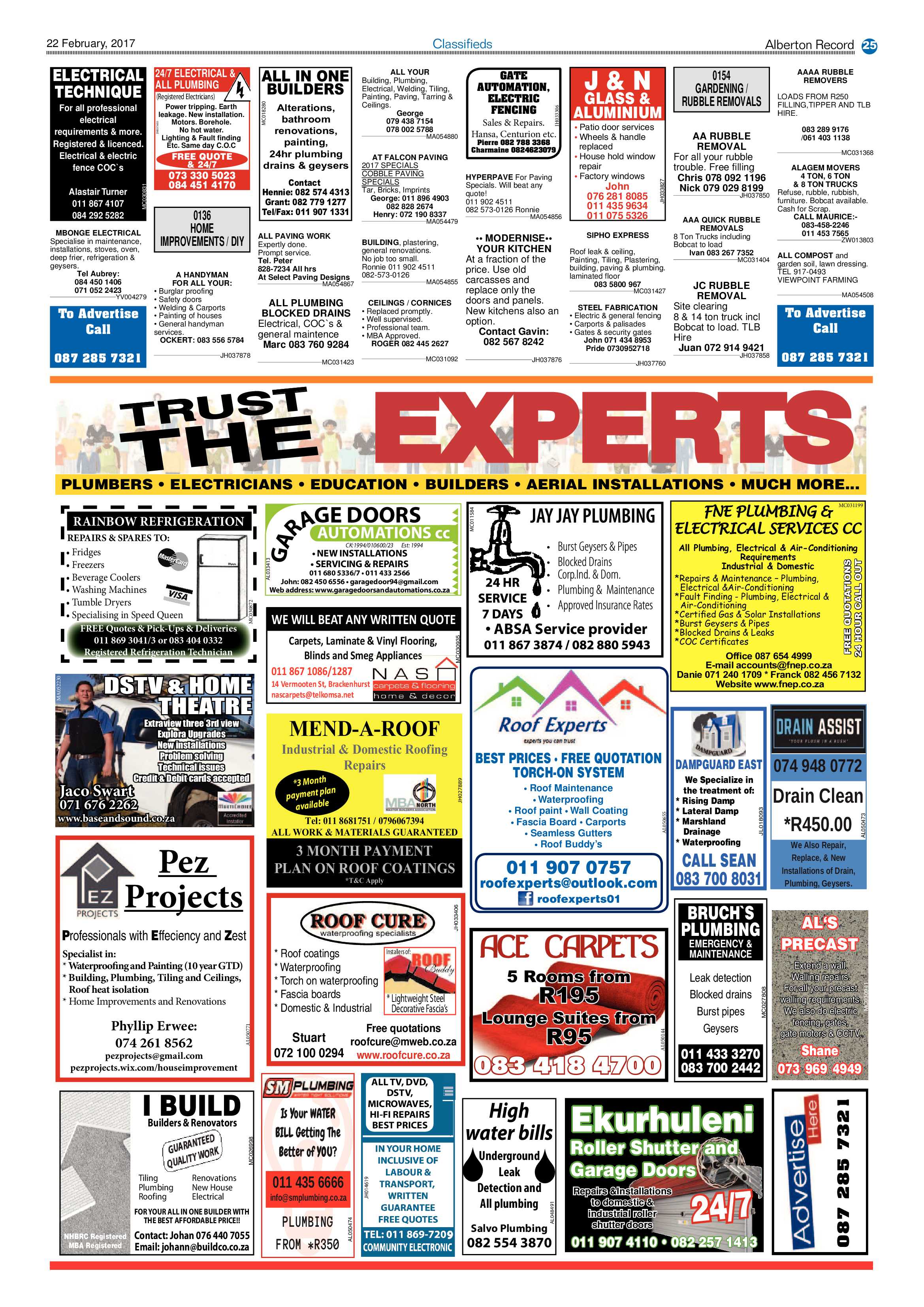 Alberton Record 22 February 2017 page 25