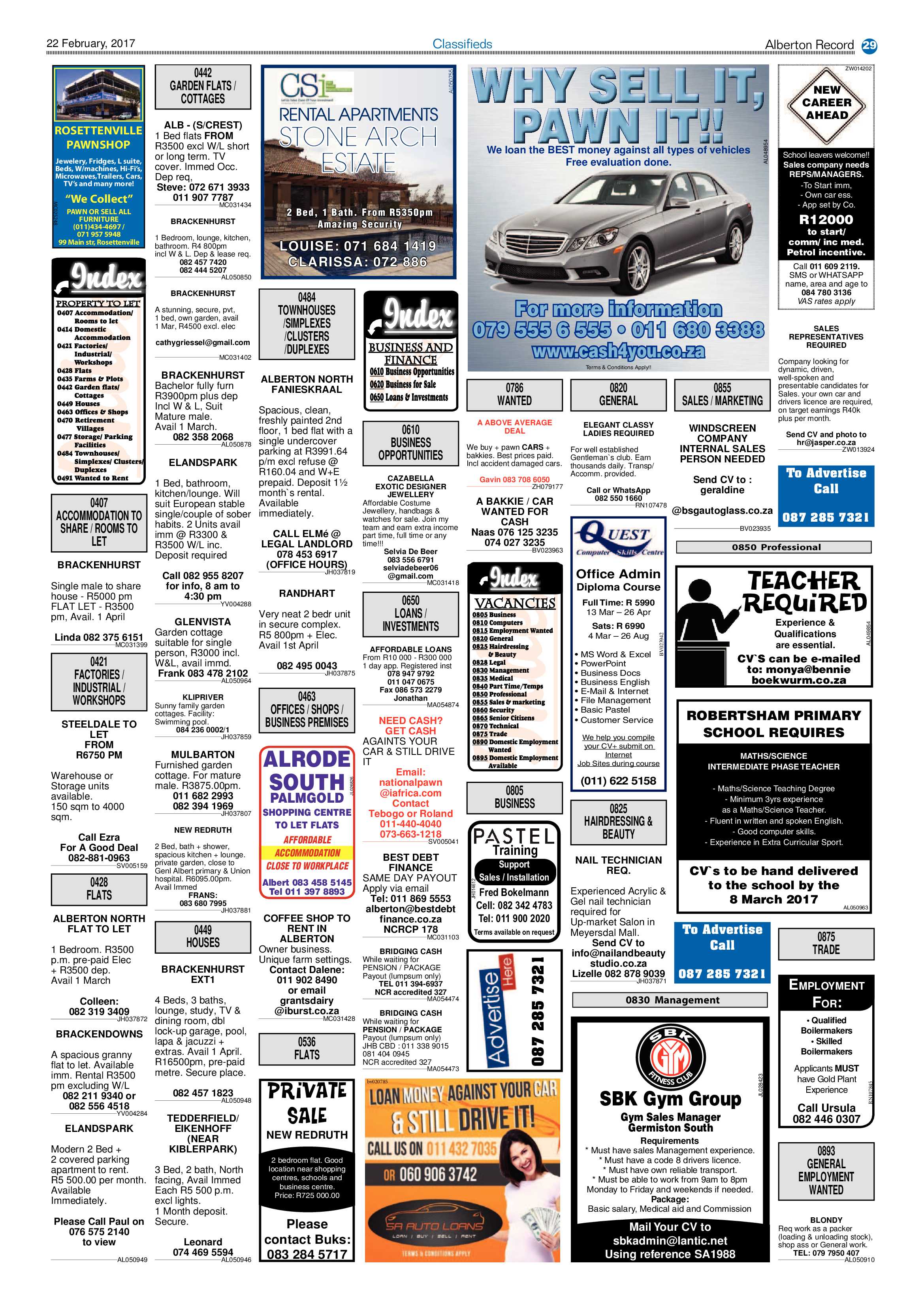 Alberton Record 22 February 2017 page 29
