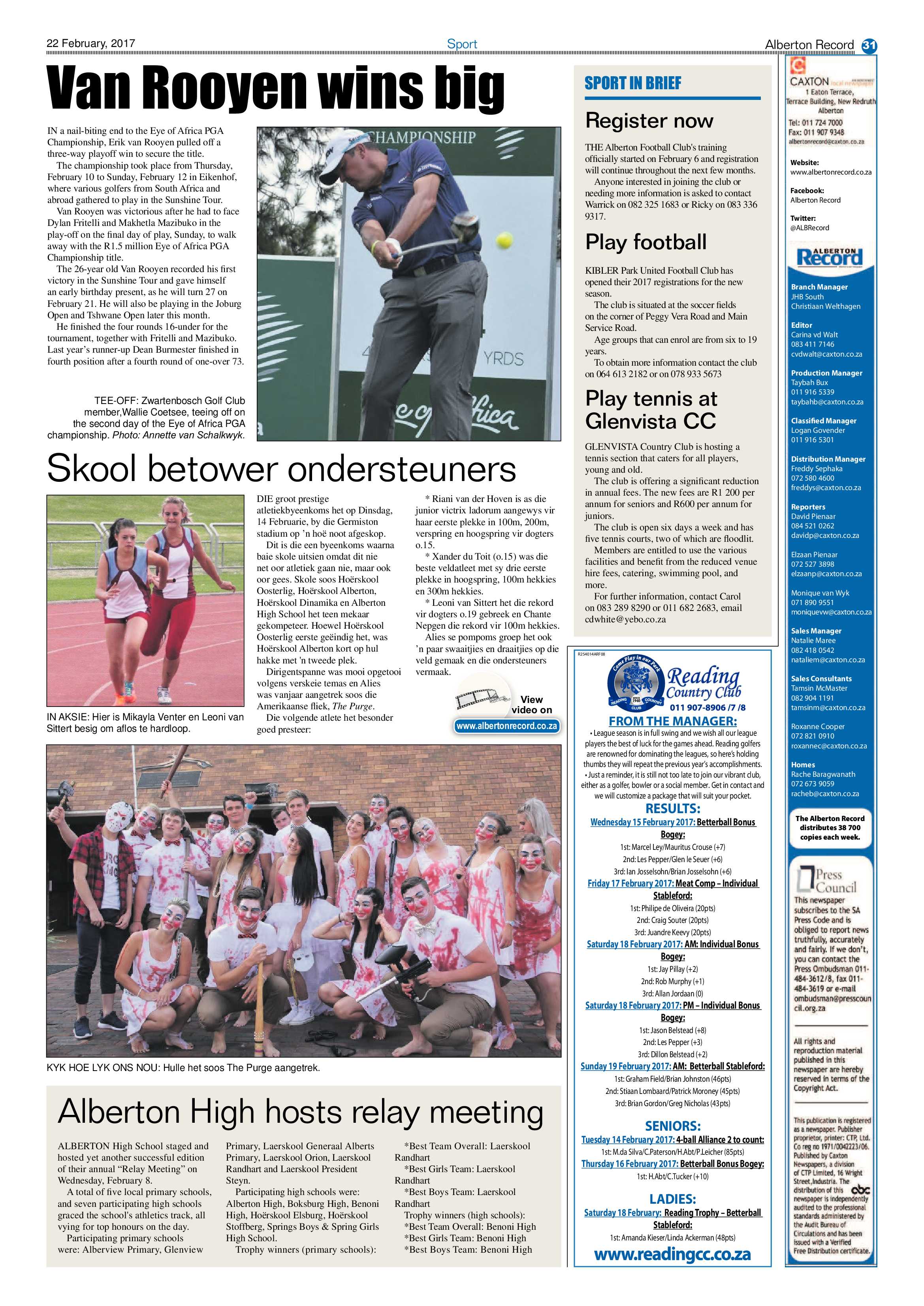 Alberton Record 22 February 2017 page 31