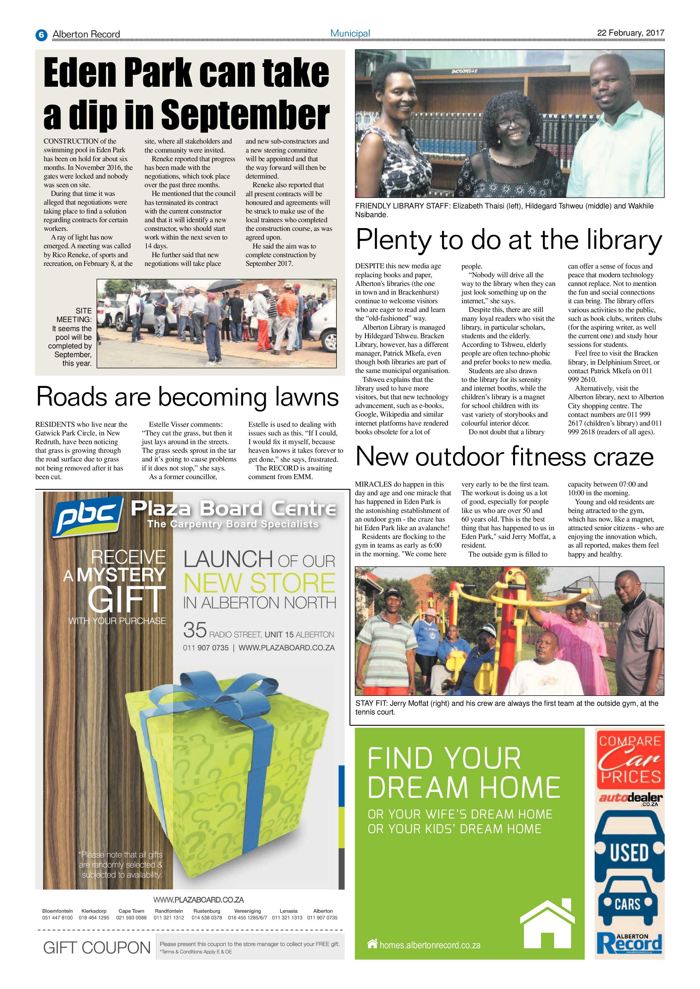 Alberton Record 22 February 2017 page 6