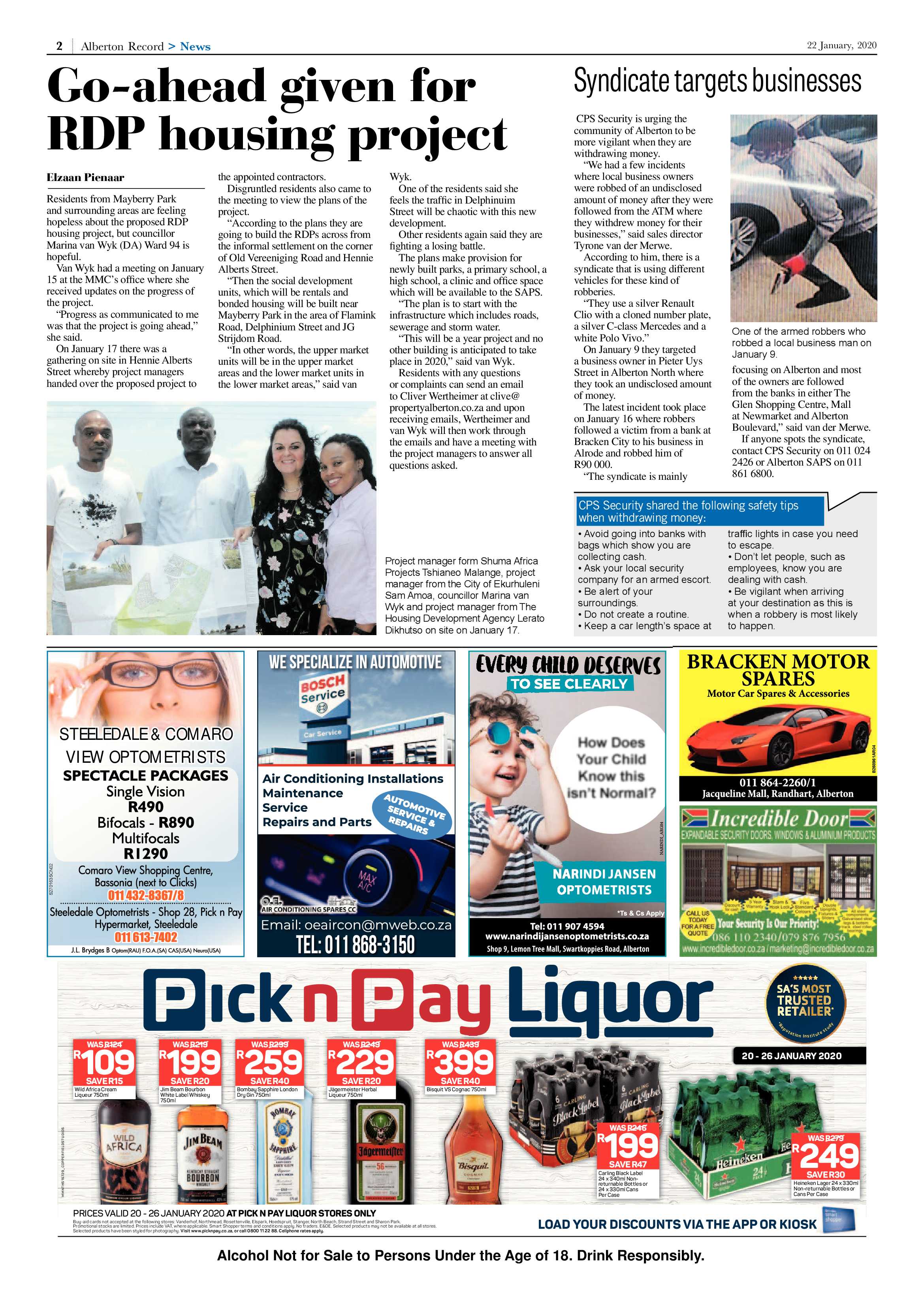 Alberton Record 22 January 2020 page 2