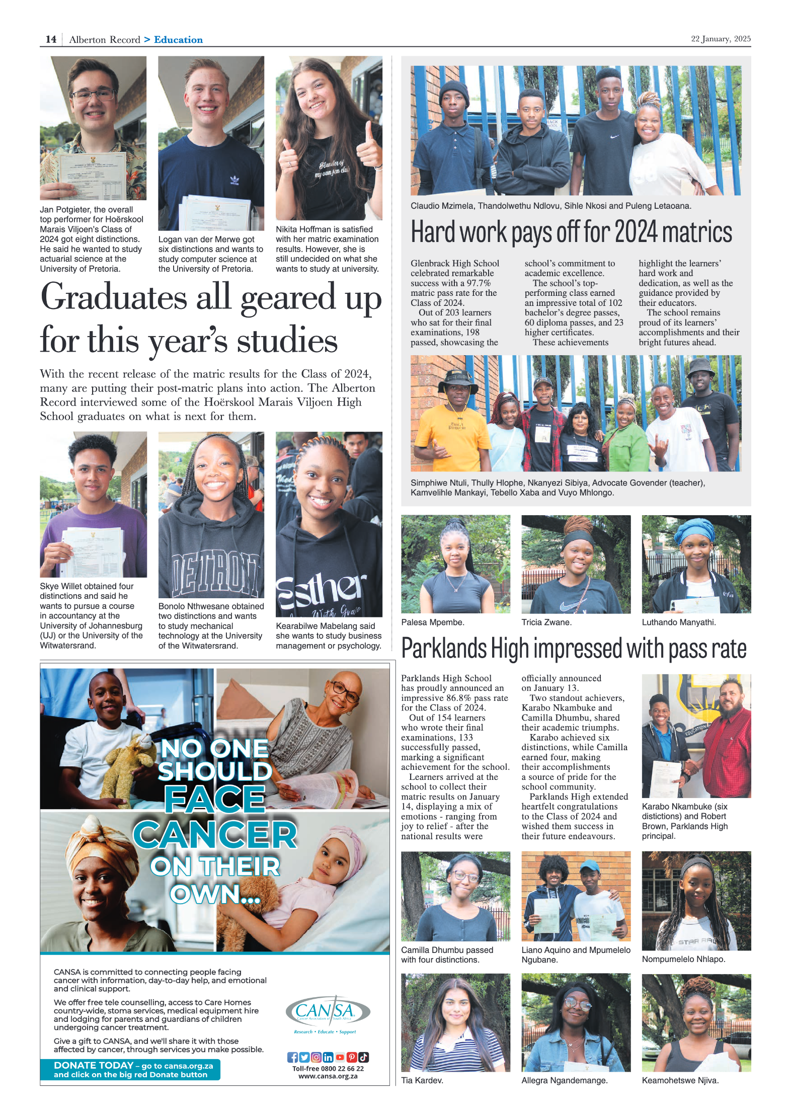 Alberton Record 22 January 2025 page 14