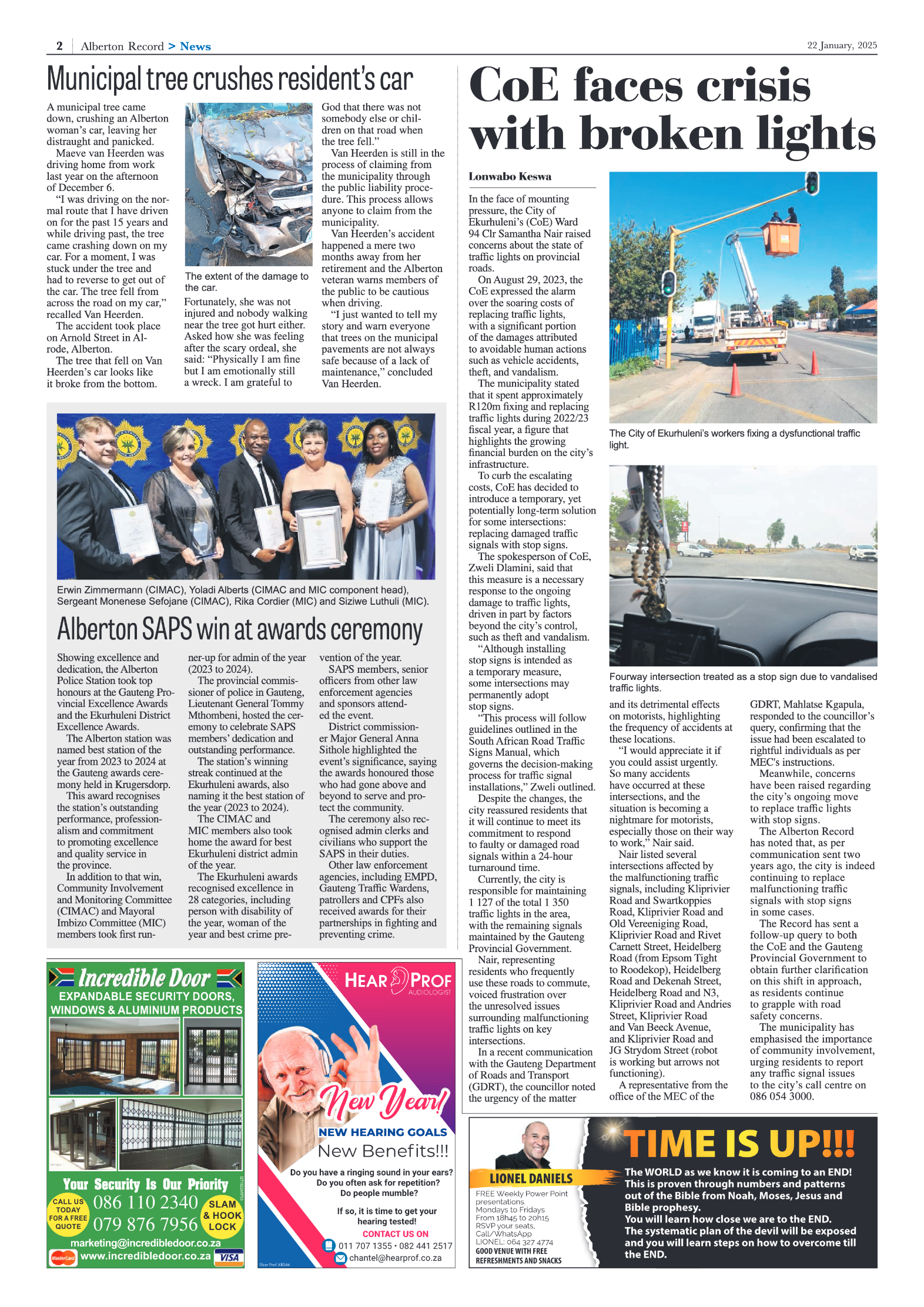 Alberton Record 22 January 2025 page 2