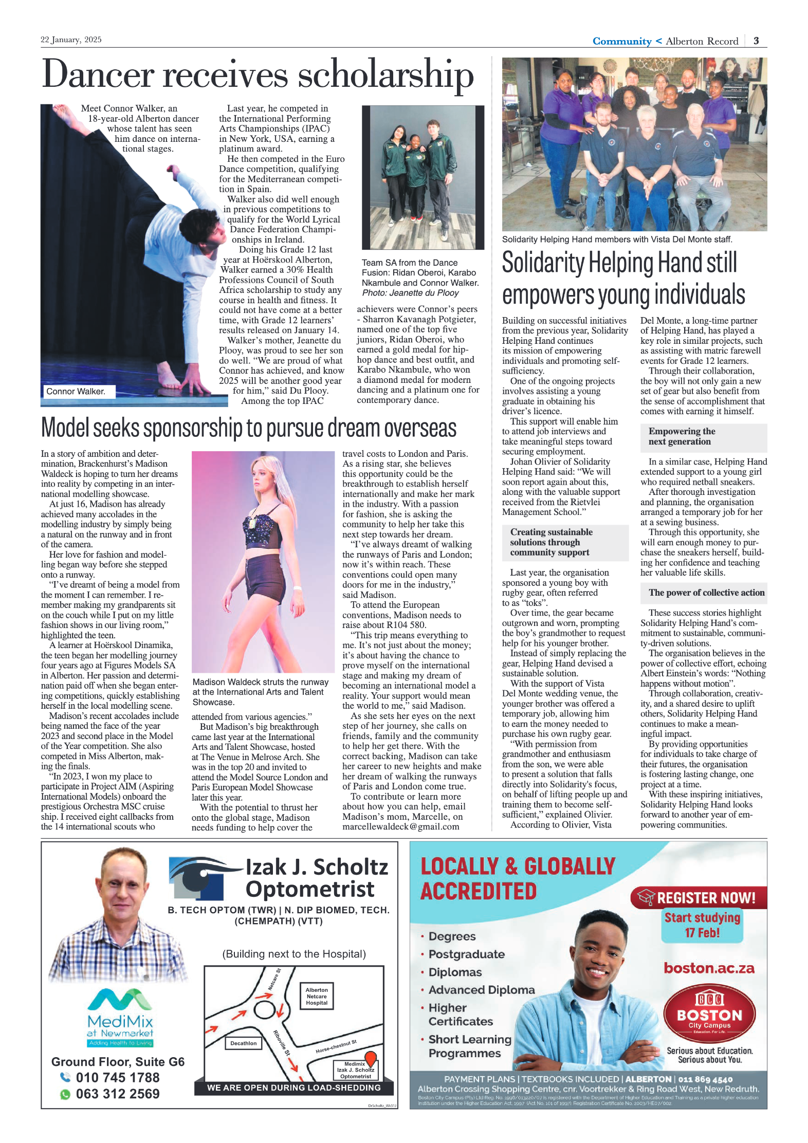 Alberton Record 22 January 2025 page 3