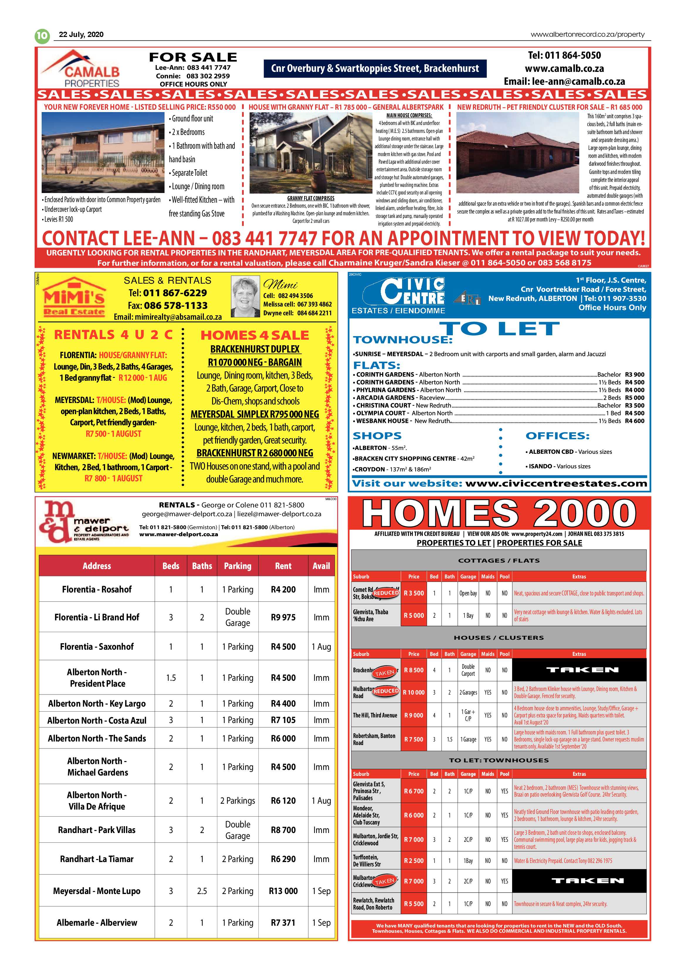 Alberton Record 22 July 2020 page 10