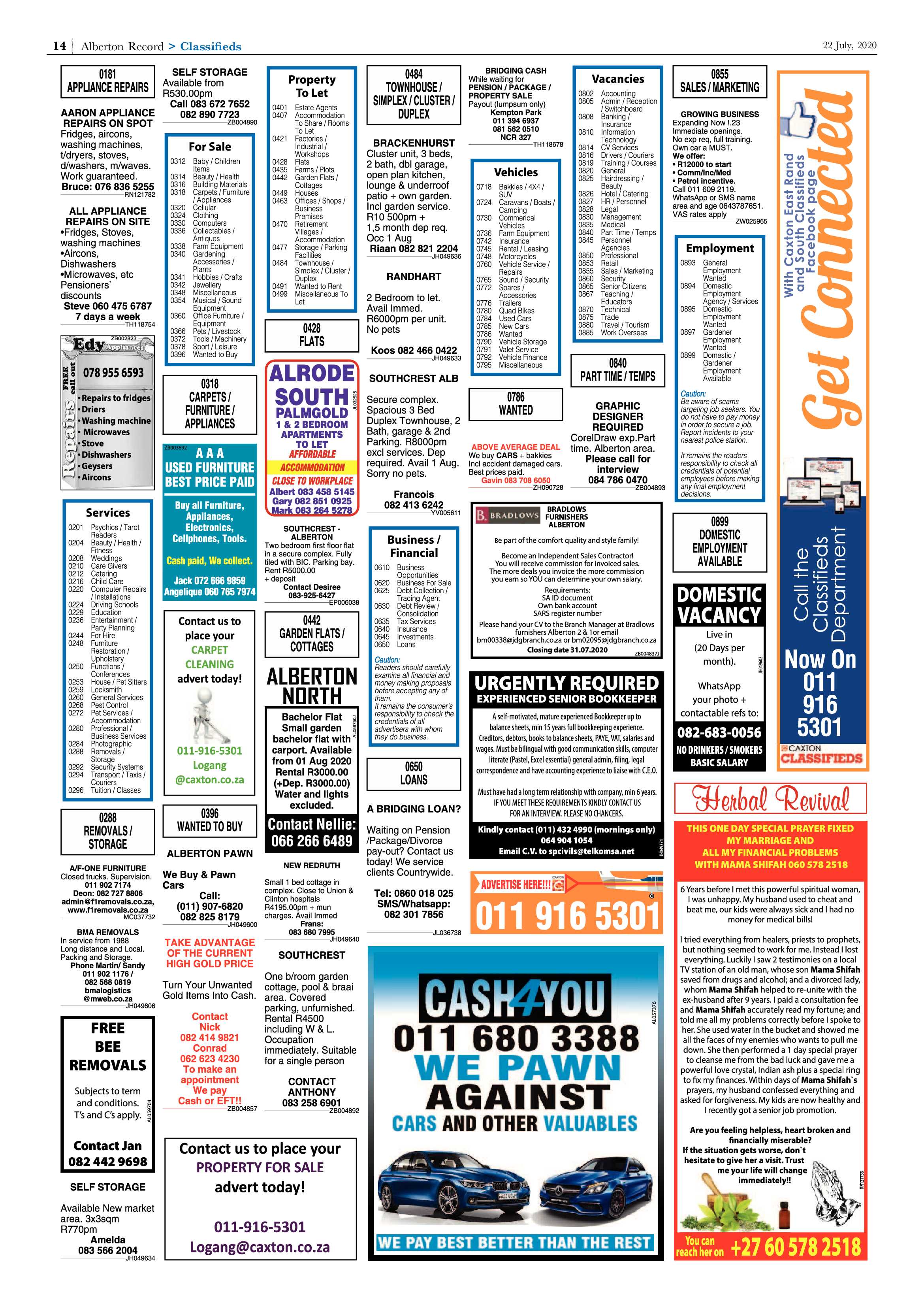 Alberton Record 22 July 2020 page 14