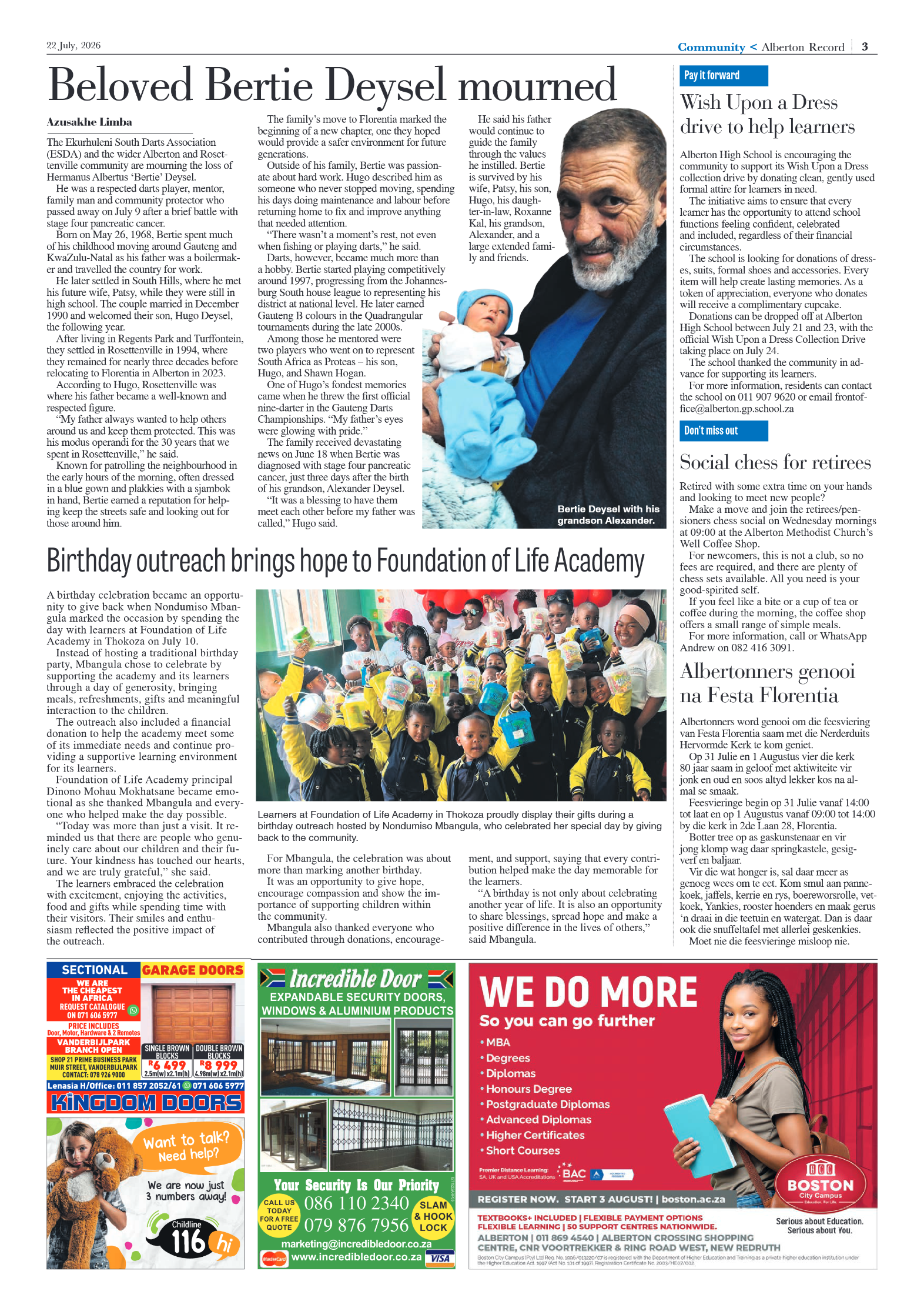 Alberton Record 22 July 2026 page 5