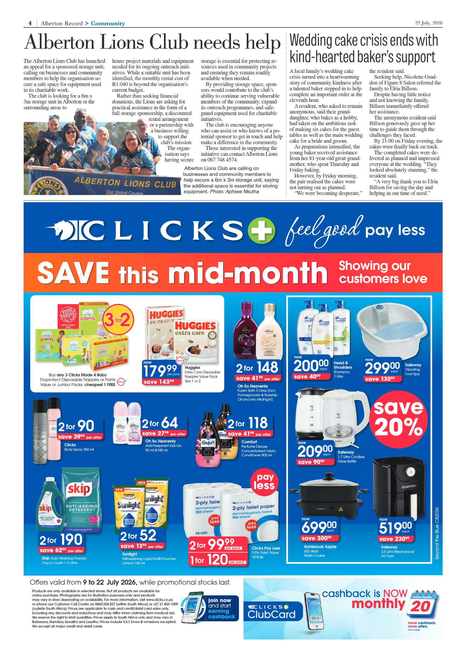 Alberton Record 22 July 2026 page 6