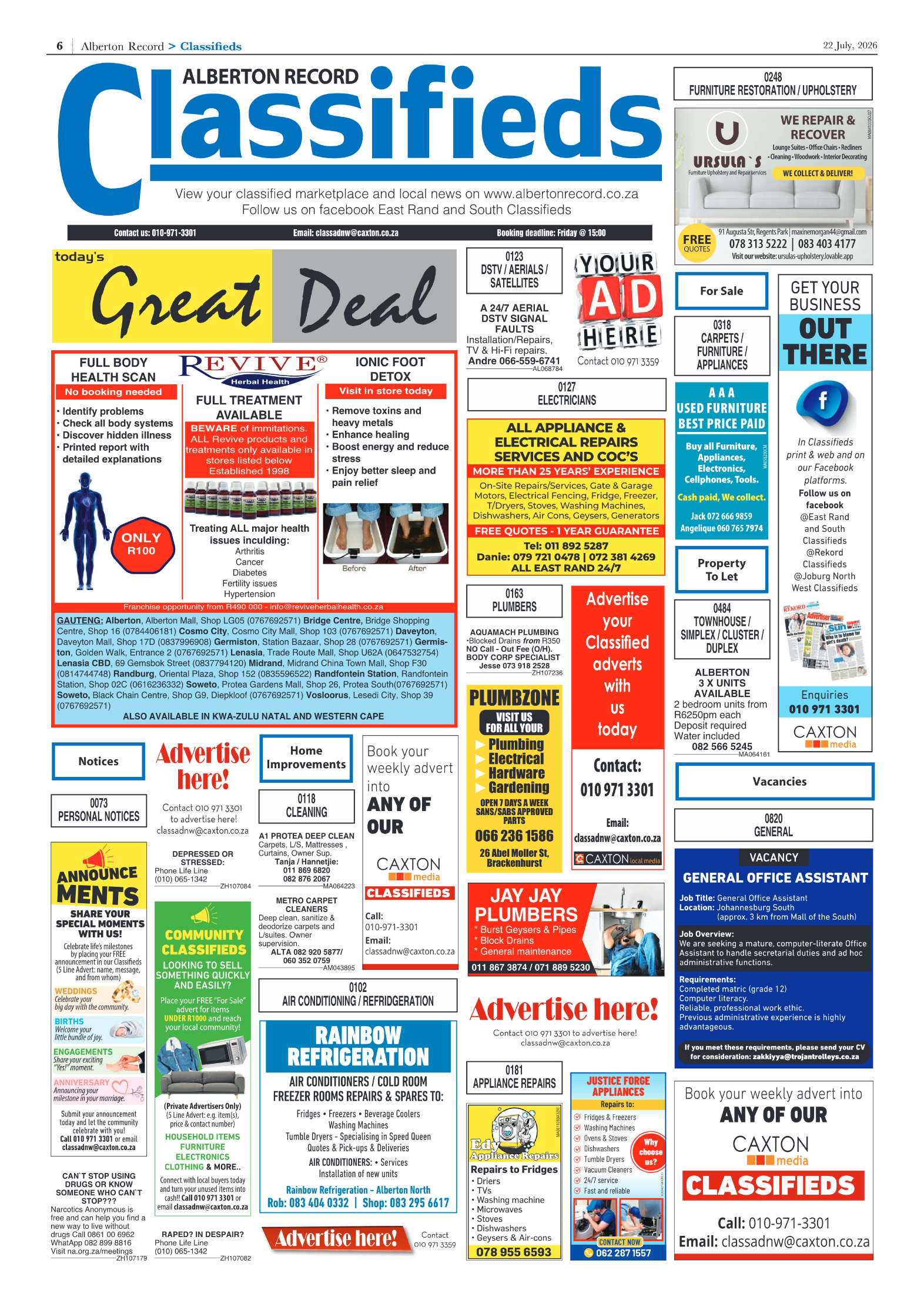 Alberton Record 22 July 2026 page 8