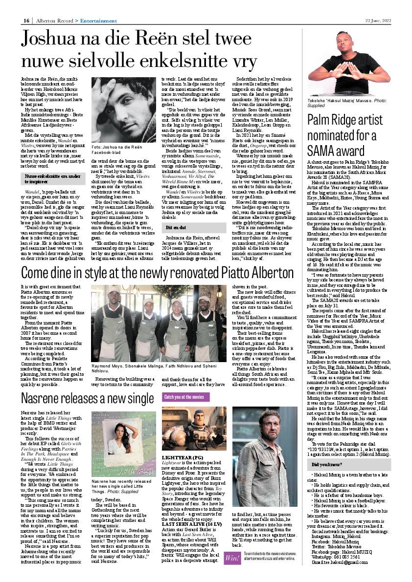 Alberton Record 22 June 2022 page 18