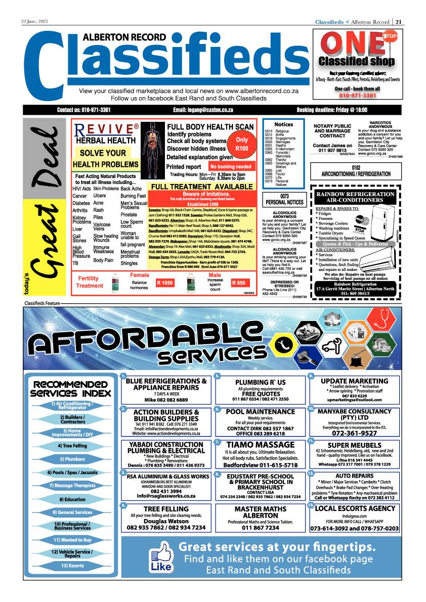 Alberton Record 22 June 2022 page 23