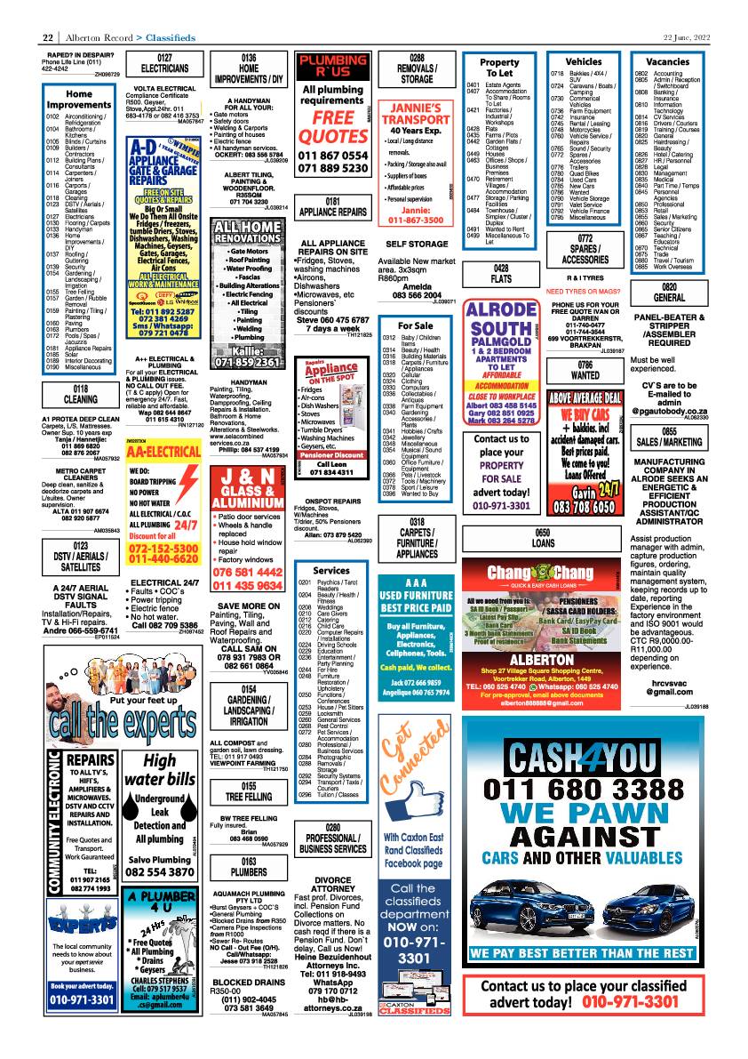 Alberton Record 22 June 2022 page 24