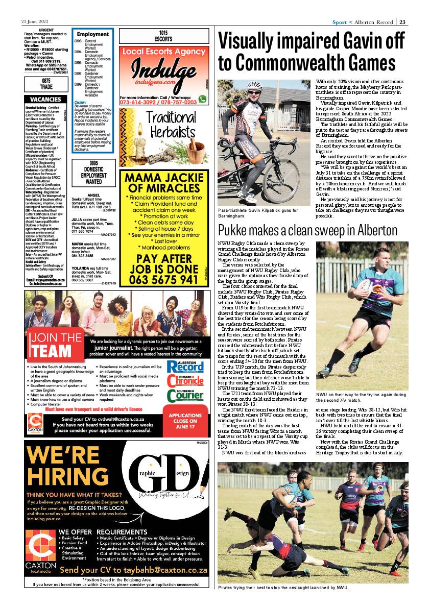 Alberton Record 22 June 2022 page 25