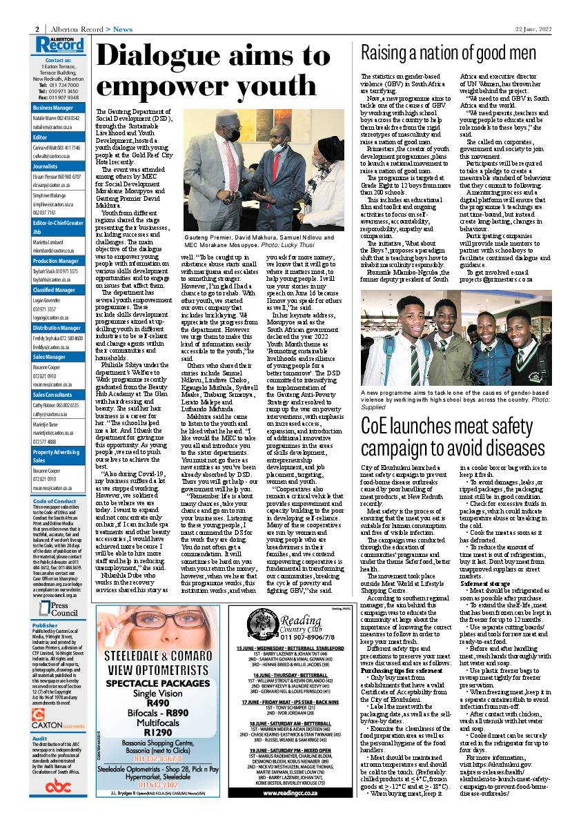 Alberton Record 22 June 2022 page 4