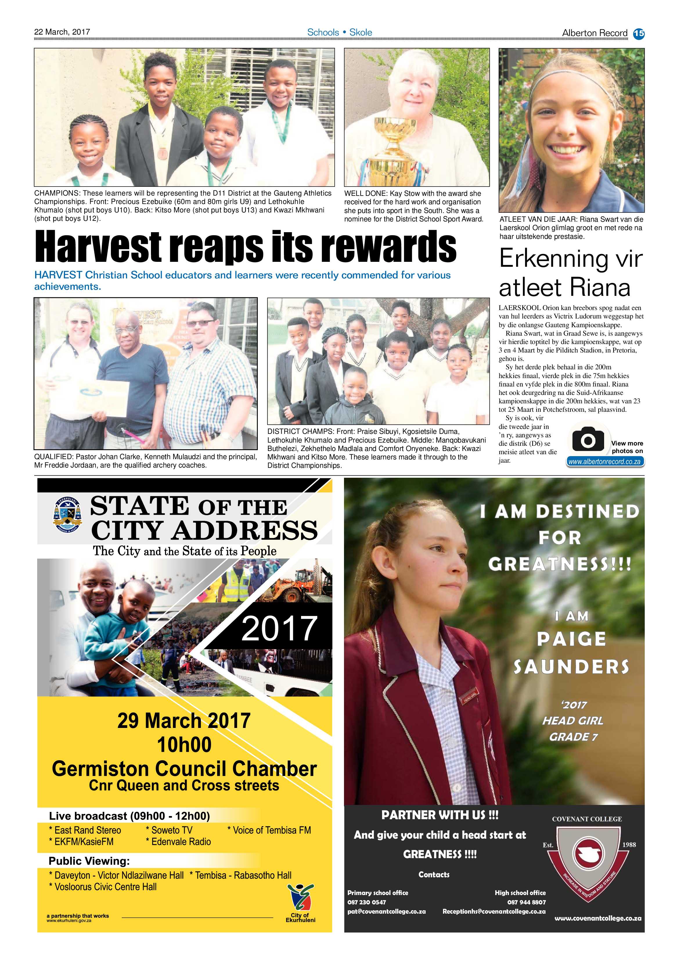 Alberton Record 22 March 2017 page 15