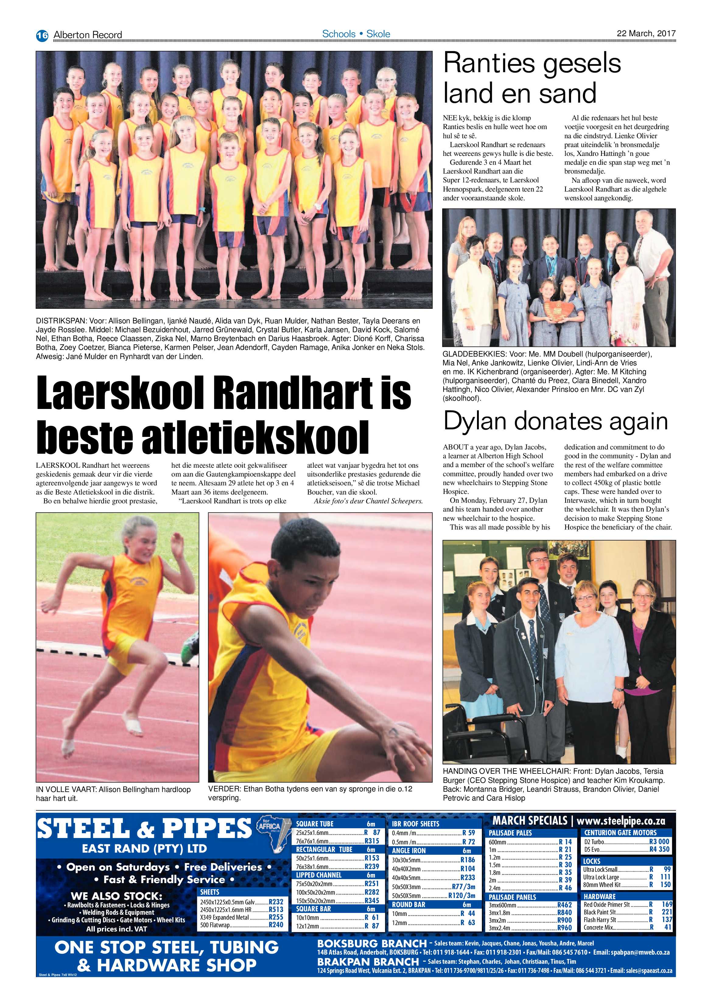 Alberton Record 22 March 2017 page 16