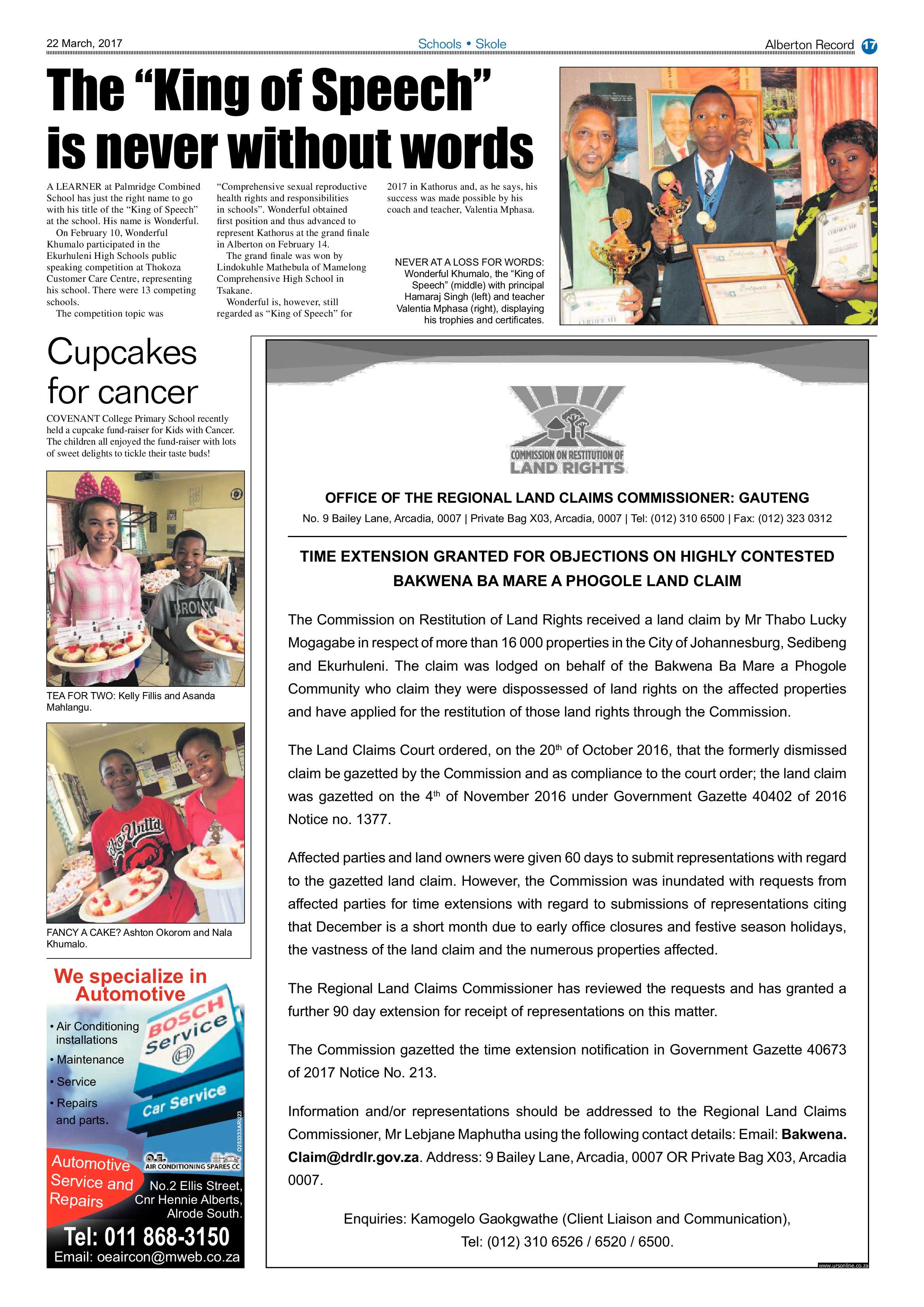 Alberton Record 22 March 2017 page 17