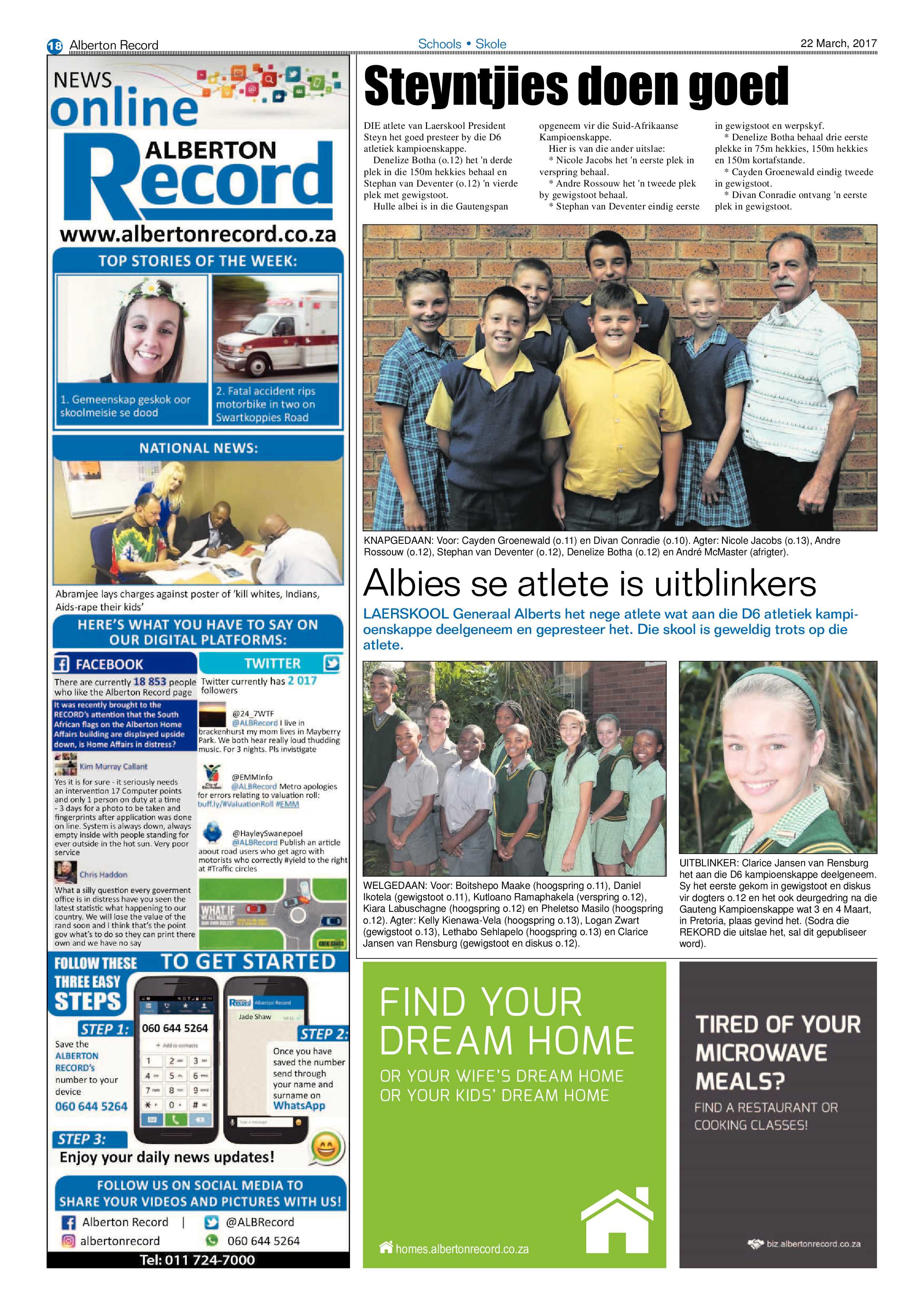 Alberton Record 22 March 2017 page 18