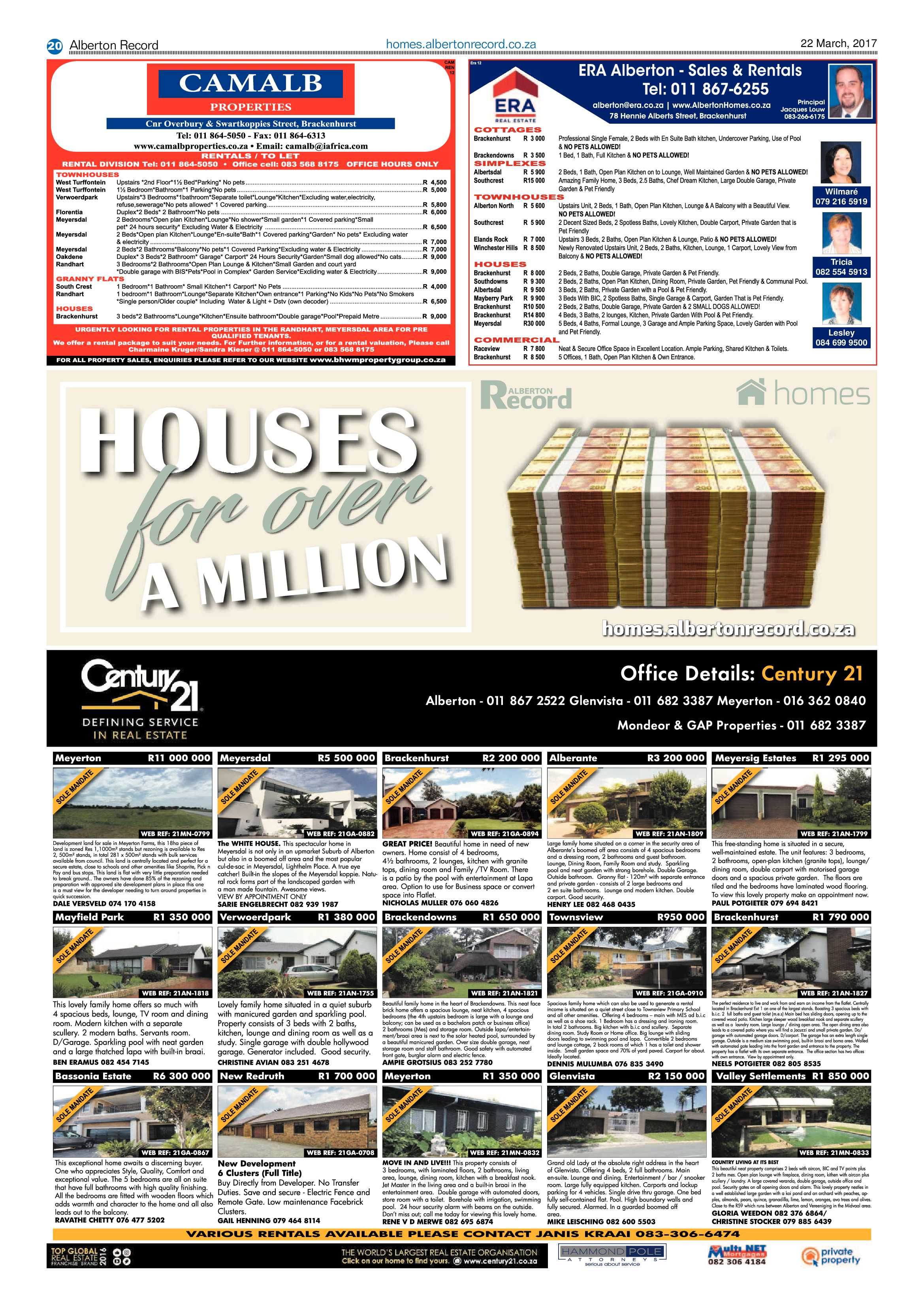 Alberton Record 22 March 2017 page 20