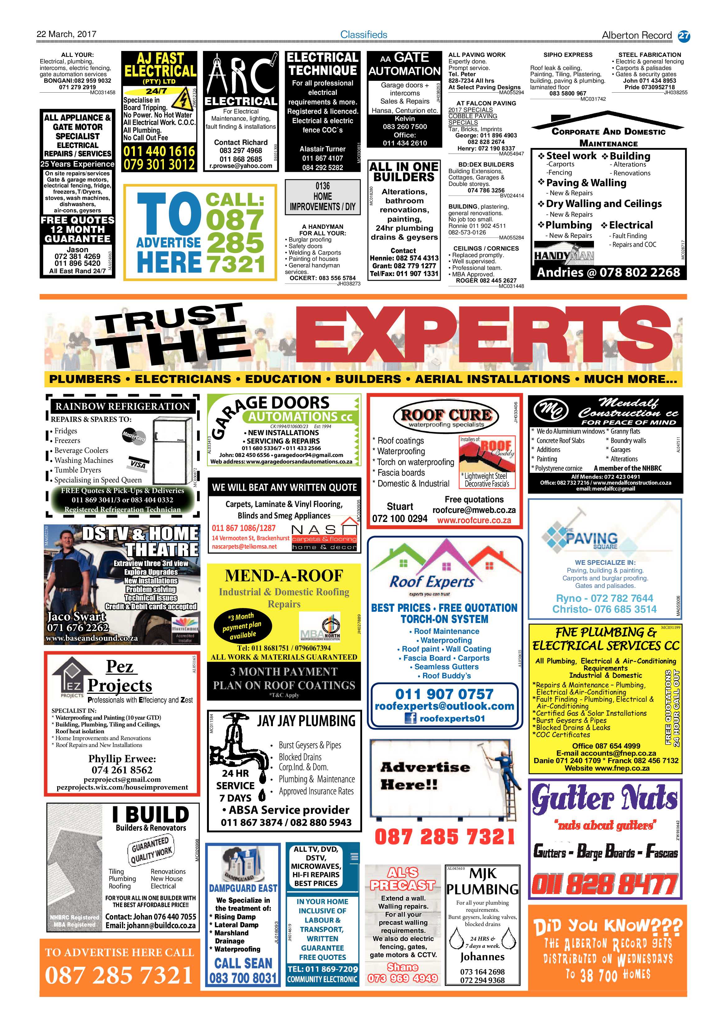 Alberton Record 22 March 2017 page 27