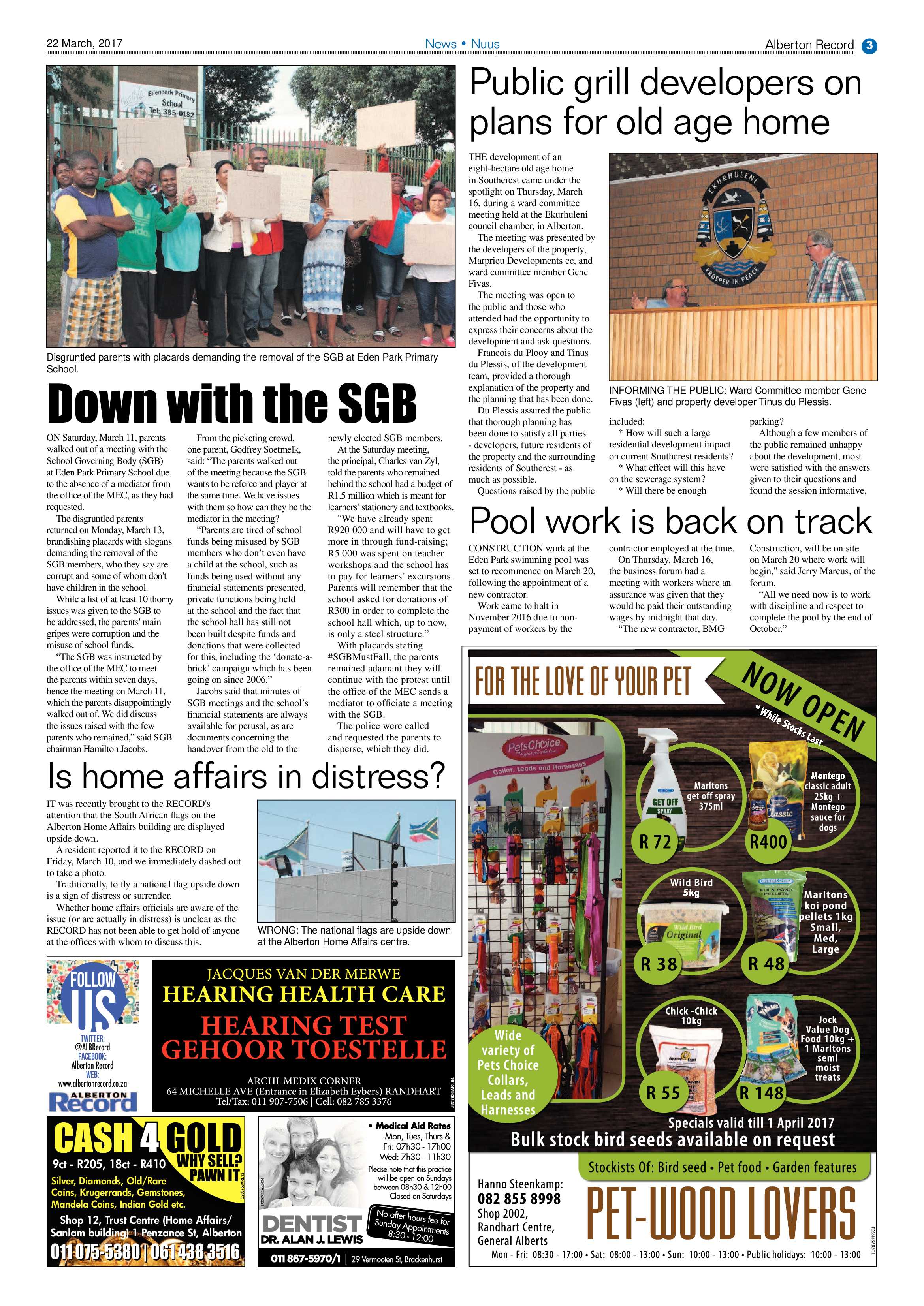 Alberton Record 22 March 2017 page 3
