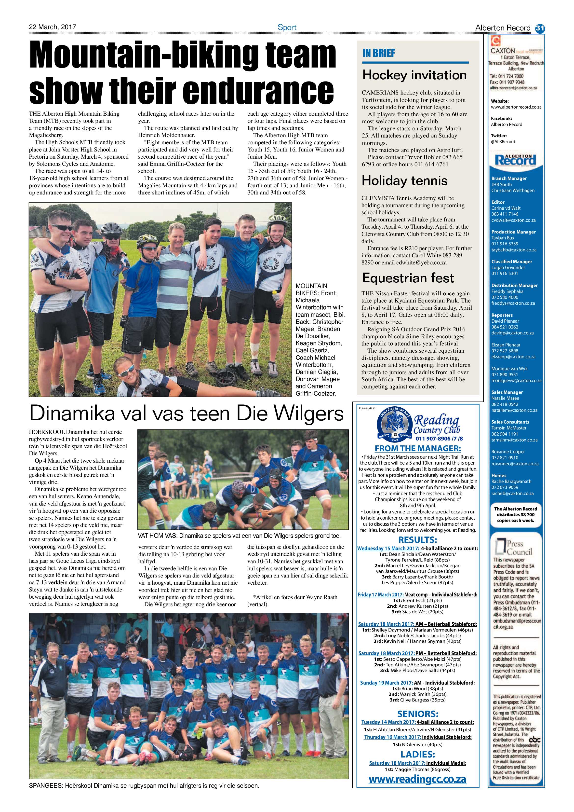 Alberton Record 22 March 2017 page 31