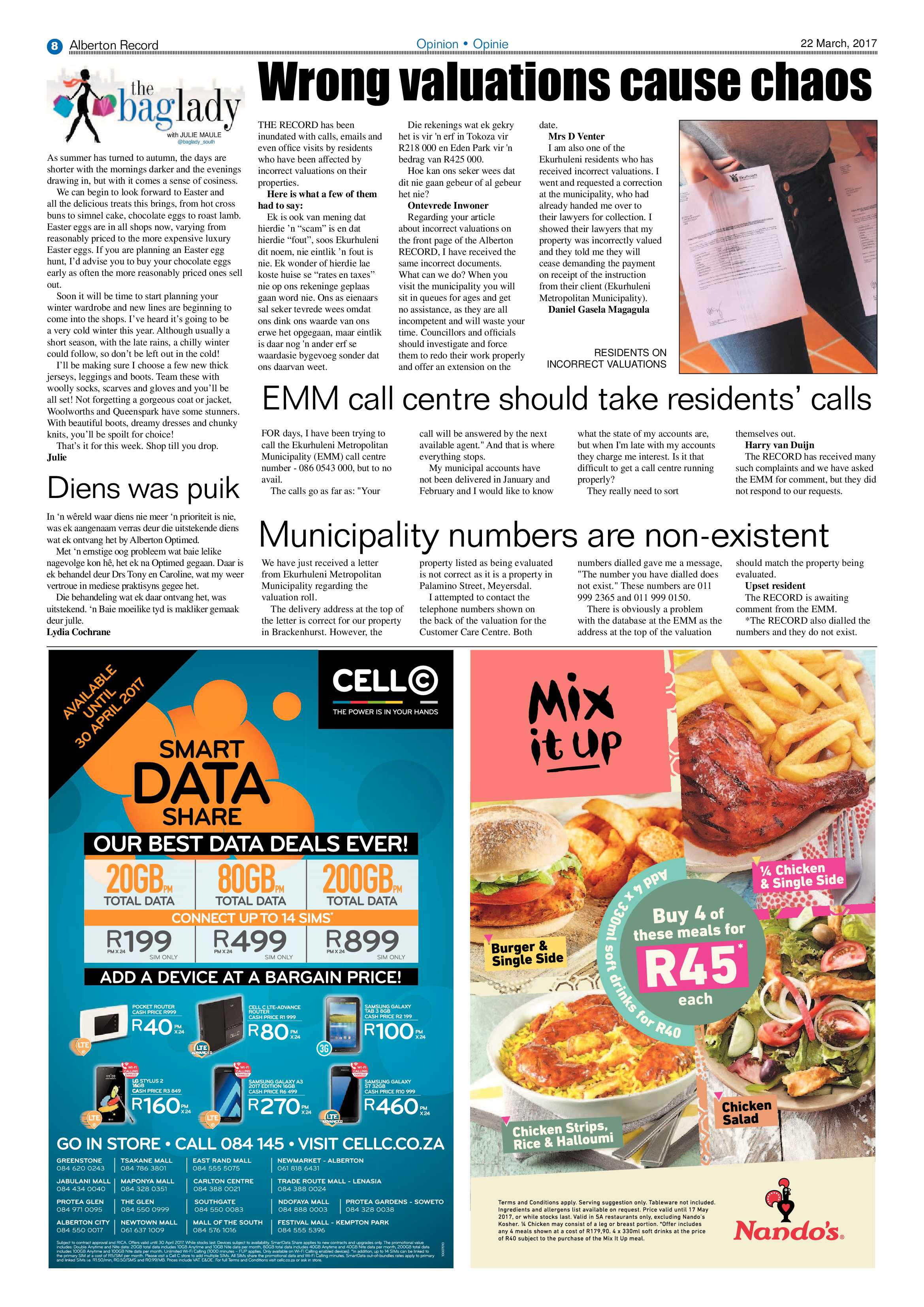 Alberton Record 22 March 2017 page 8