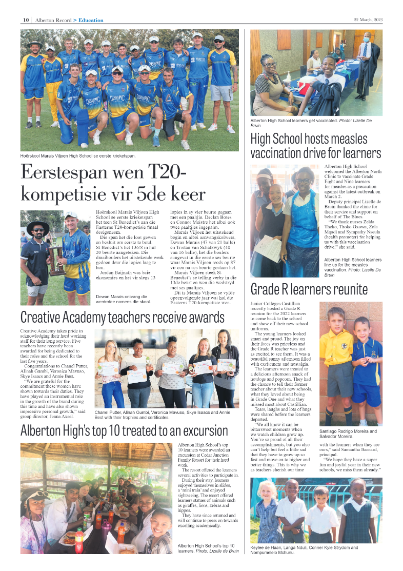 Alberton Record 22 March 2023 page 10