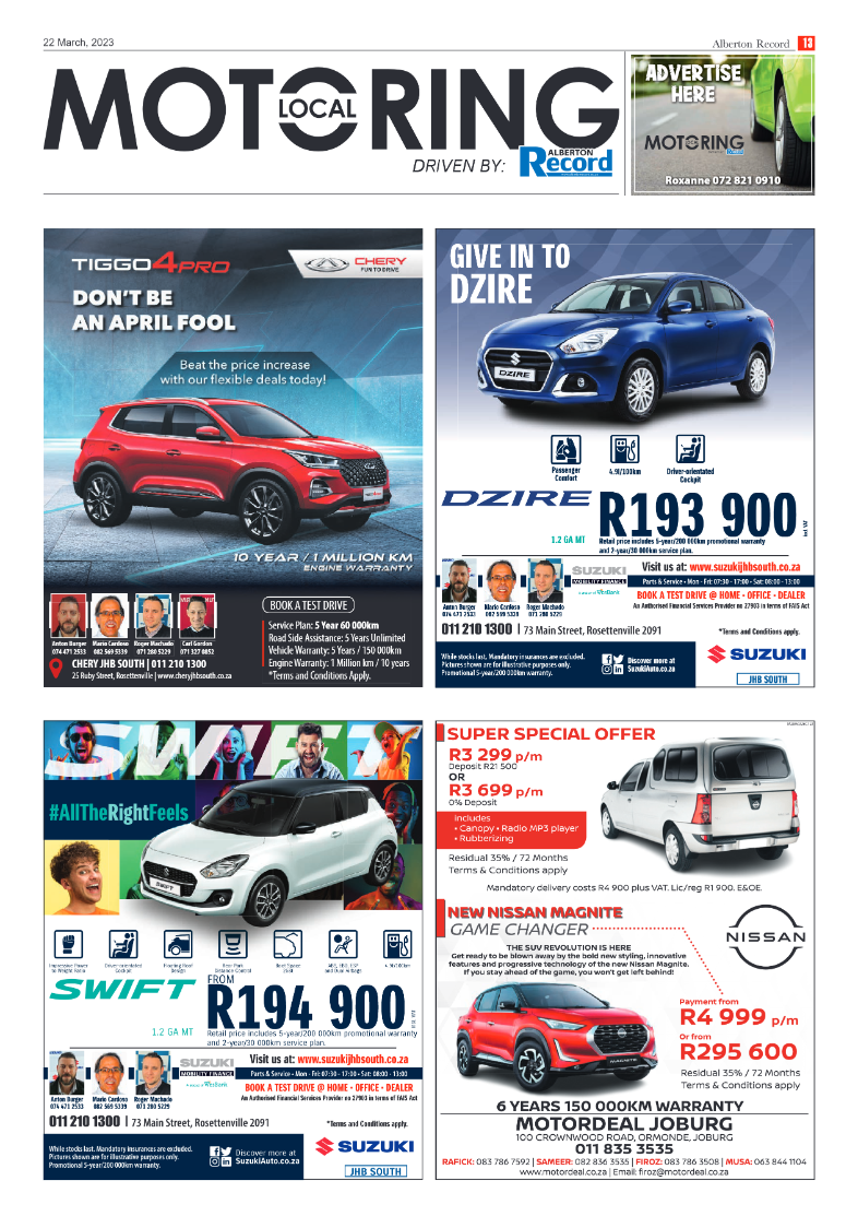 Alberton Record 22 March 2023 page 13