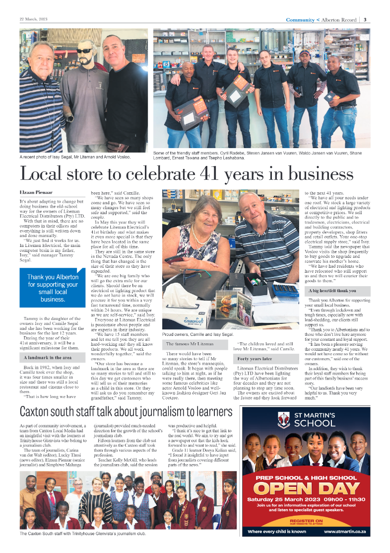 Alberton Record 22 March 2023 page 3