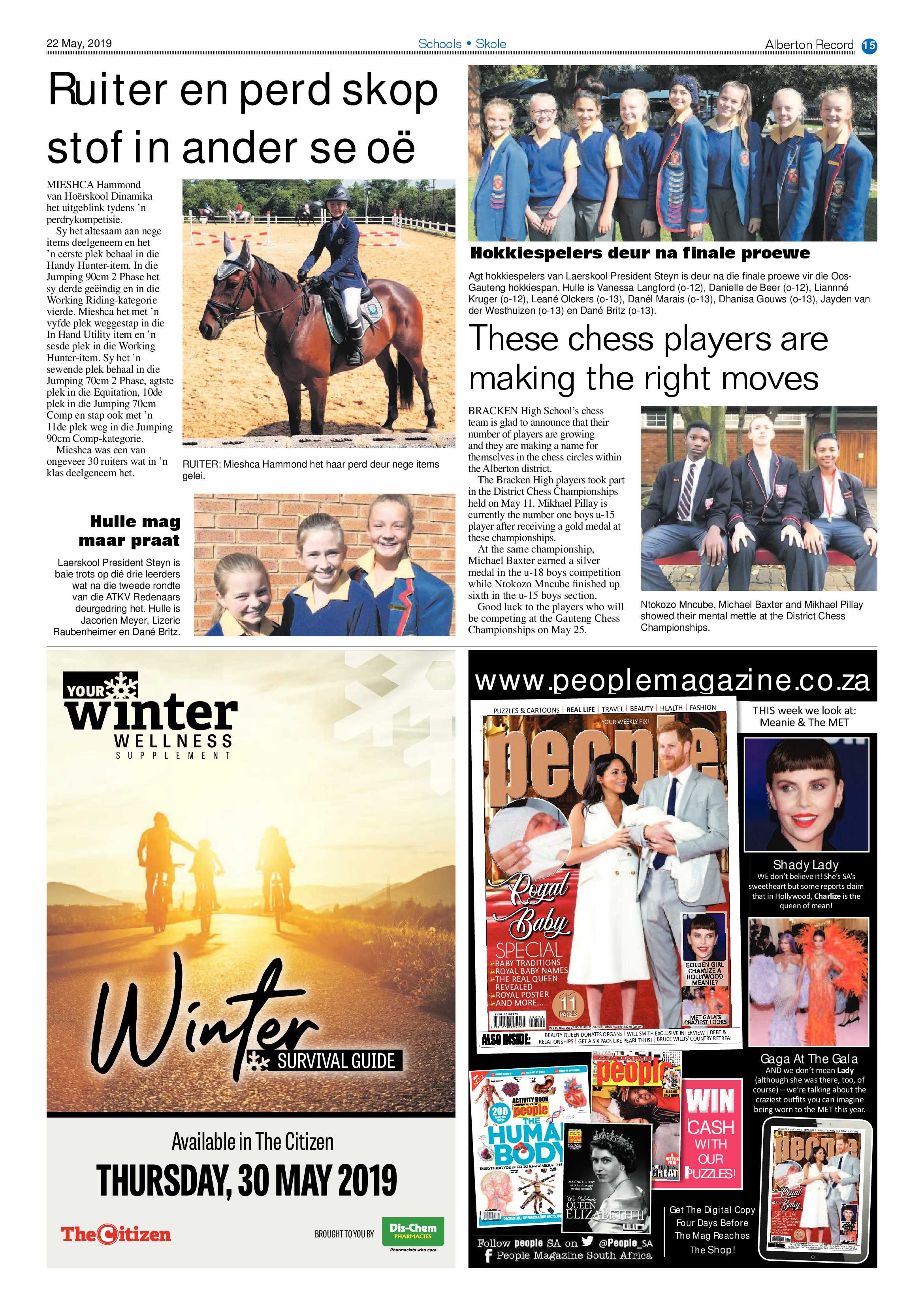 Alberton Record 22 May 2019 page 15